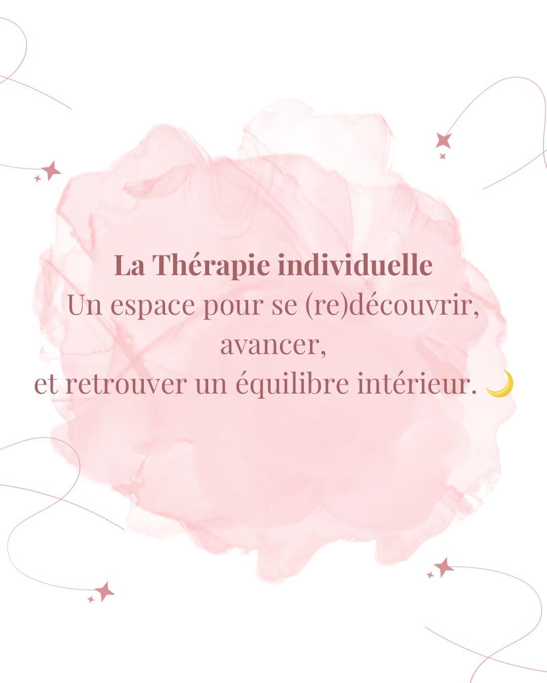 La thérapie individuelle, c’est une rencontre avec soi-même.
Un espace pour déposer ce que l’on traverse, comprendre ses émotions, apaiser ses blessures et retrouver son équilibre intérieur. 💫
Que tu sois dans une période de doute, de fatigue émotionnelle ou simplement en quête de sens, cet accompagnement t’invite à te (re)découvrir et à avancer, à ton rythme. 🌿
✨ Comprendre.
🌸 Apaiser.
🌙 Transformer.
Parce que le changement commence à l’intérieur. 💖
Karine TADDEO
Psychopraticienne
⸻
#thérapieindividuelle #psychopraticienne #accompagnementemotionnel #developpementpersonnel #reconnexionasoi #bienetreinterieur #equilibreetmieuxetre #emotions #liberationemotionnelle #cheminverssoi #connaissancedesoi #therapieholistique #croissancepersonnelle #mieuxetre #psychoemotionnel #accompagnementpersonnalisé #soindesoi #transformationsinterieures #coachingemotionnel #oseretre