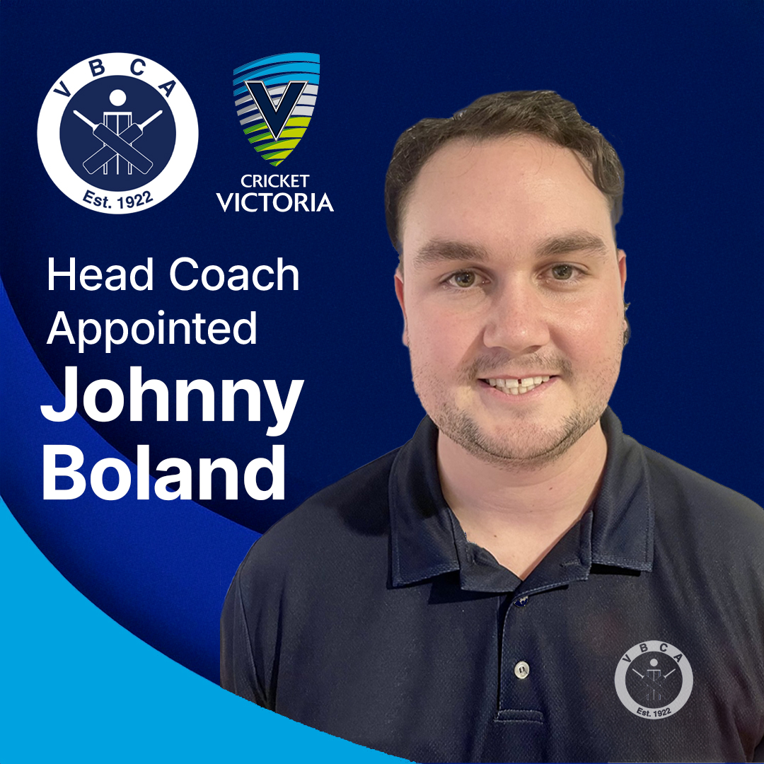 𝘾𝙑 𝘼𝙥𝙥𝙤𝙞𝙣𝙩 𝙃𝙚𝙖𝙙 𝘾𝙤𝙖𝙘𝙝 – 𝙑𝙞𝙘𝙩𝙤𝙧𝙞𝙖𝙣 𝘽𝙡𝙞𝙣𝙙 𝘾𝙧𝙞𝙘𝙠𝙚𝙩 𝙏𝙚𝙖𝙢 (𝙈𝙞𝙭𝙚𝙙)
We are very excited to pass on the news that Cricket Victoria have appointed Johnny Boland as Head Coach of the Victorian Blind (Mixed) Team for NCIC 2026. The VBCA is very pleased with the appointment, as Johnny brings to the role a decade of involvement in blind cricket, experience coaching and leading the VBCA Women’s Program, and a passion to see all our players improve and develop.
In addition to his formal responsibilities to CV, Johnny has kindly volunteer his time and energy to coaching and mentoring all VBCA players this season. We are very grateful for this commitment to the development of our members, so please ensure you get around Johnny and support him in his new role!
Image Description:
Light and dark blue background with a headshot of Johnny Boland to the right. On the left is the VBCA logo, next to it appears the Cricket Victoria logo with the words “Head Coach Appointed” and “Johnny Boland” underneath.
@cricketvictoria @johnnyboland__
#blindcricket #disabilitysport #inclusion #inclusivesport #sport4all #ncic2026