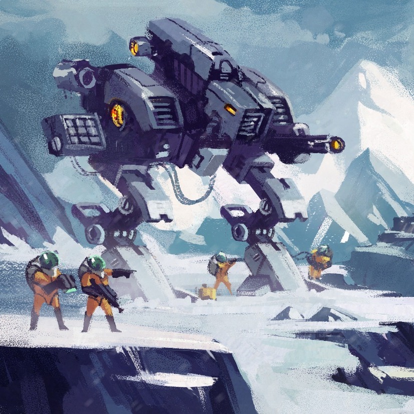Snow Mech!
Heavily inspired by an old Xbox 360 game, Capcom's Lost Planet. My kids and I were playing it sometime last November.
Big robots, big weather, and REALLY big insects—they loved the over-the-top themes.
I worked on the strategy guide ages ago. Occasionally, we'd receive a copy of the game ourselves to take home. I pulled it out of the archives over a shared school break. I was proud of the interior of the book at the time... I don't dare share it now 😂
#lostplanet #lostplanetextremecondition #capcom