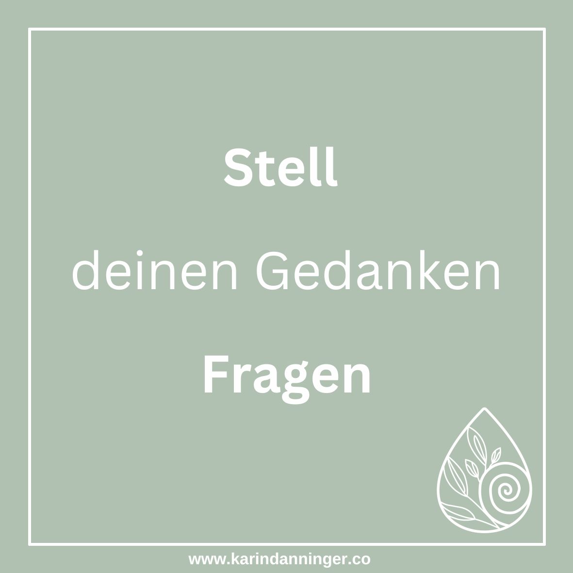 💭 Gedanken begleiten uns ständig – manche stärken, andere blockieren. Doch nicht alles, was wir denken, ist wahr. Wer lernt, seine Gedanken bewusst zu hinterfragen, gewinnt Klarheit, innere Ruhe und Selbstbestimmung. 🧘
Fragen wie:
„Stimmt das wirklich – oder ist das nur meine Interpretation?“
„Hilft mir dieser Gedanke – oder hält er mich zurück?“
„Welche andere Perspektive könnte ich einnehmen?“
…öffnen Raum, um bewusst zu wählen, welche Gedanken genährt werden und welche losgelassen werden. Schritt für Schritt entsteht ein Gefühl von Kontrolle statt Verstrickung, Ruhe statt Gedankenkreisen.
✨ Starte heute: Stelle deinem wichtigsten Gedanken eine Frage und beobachte, was passiert.
Wenn du dabei Unterstützung möchtest, begleite ich dich professionell, Schritt für Schritt, zu mehr Klarheit, innerer Ruhe und Selbstbestimmung.
💛 Mit deinem Like zeigst du: Wir sind nicht allein – und vielleicht braucht heute jemand genau diesen Lichtblick.
#karindanninger #Achtsamkeit #InnererFrieden #Gedankenhinterfragen #Selbstreflexion #Gedankenlenkung #BewusstLeben #Seelenruhe