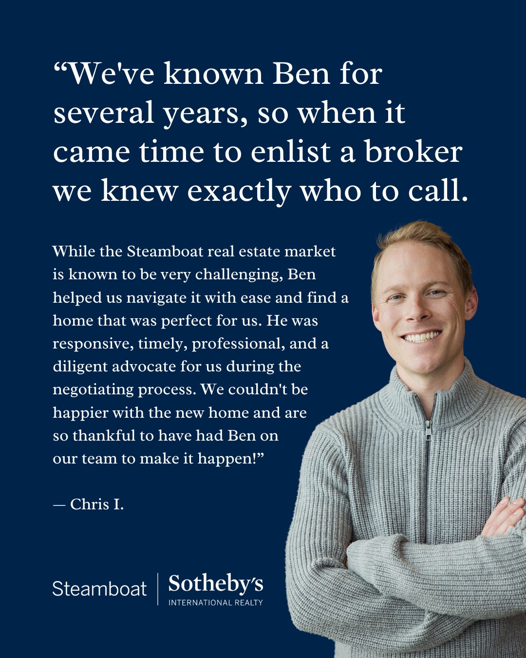 There’s no greater compliment than when clients know we’re their first call when it’s time to make a move.
We’re so grateful for the trust our clients place in us to guide them through Steamboat’s ever-changing real estate market. Congratulations to this wonderful local family on finding their perfect home!
#SteamboatRealEstate #BoydBerendGroup #ClientLove #SteamboatSpringsHomes #SothebysInternationalRealty