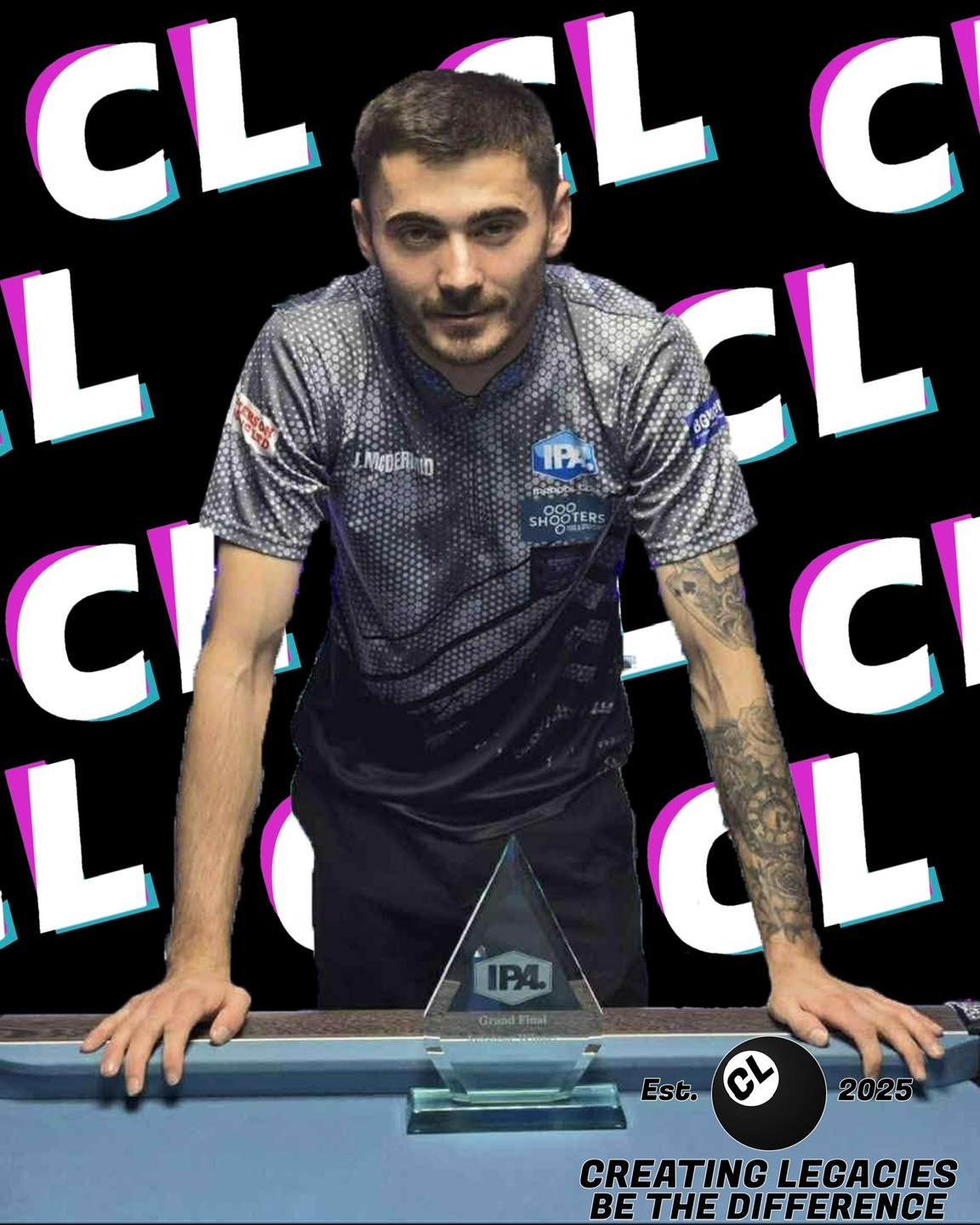 Best of luck to our Sponsored Partner, Johnny McDermid who is competing at the 2025 Scottish Open Championships today at The Players Lounge in Falkirk.
The boy is off to a great start with a 7-3 win vs Sean Thomson 🎱💙
