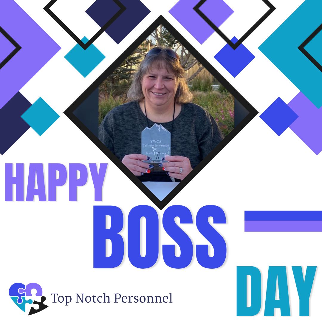 🌟 Happy Boss’s Day to Kathy Reeves! 🌟
Today we celebrate the heart behind Top Notch Personnel, our owner and operator, Kathy Reeves! 💼
Your leadership, dedication, and genuine care for both your team and our community inspire us every day. You’ve built more than just a staffing company; you’ve built a family that’s small but mighty, locally owned, and community strong. 💙
Thank you for leading with compassion, integrity, and a true Pueblo spirit. We’re proud to call you our boss and even prouder to be part of the Top Notch team you’ve built.
#HappyBossDay #TopNotchPersonnel #CommunityStrong #LocallyOwned #ThankYouKathy