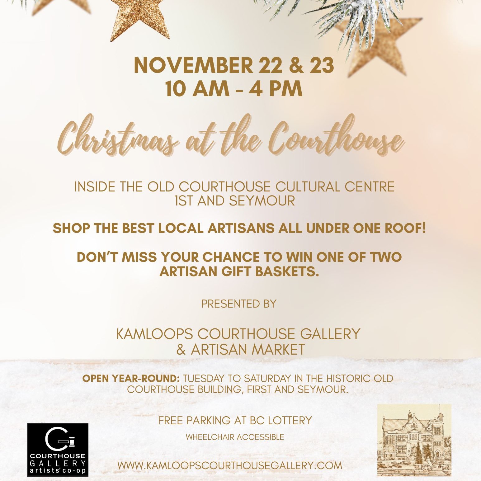 Coming in November....one of the most popular artisan fairs in the city!
#kamloopsartisan #explorekamloops #bcartisans #kamloopsdowntown #kamloops #kamloopsart #kamloopschristmasevents #kamloopstourism #tourismkamloops #downtownkamloops #shoplocal #kamloopsartist #kamloopsliving #kamloopsbcnow #kamloopslife