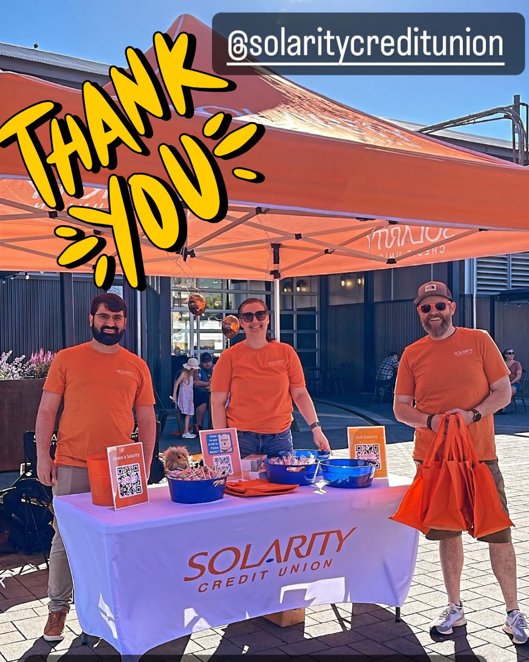 Who has the BEST Presenting Sponsor??
We Do!!! Thank you @solaritycreditunion for supporting fresh local produce and the farm direct markets which create a place to support farmers, small businesses,and the wider community. #FarmOn #Marketlife with @solaritycreditunion