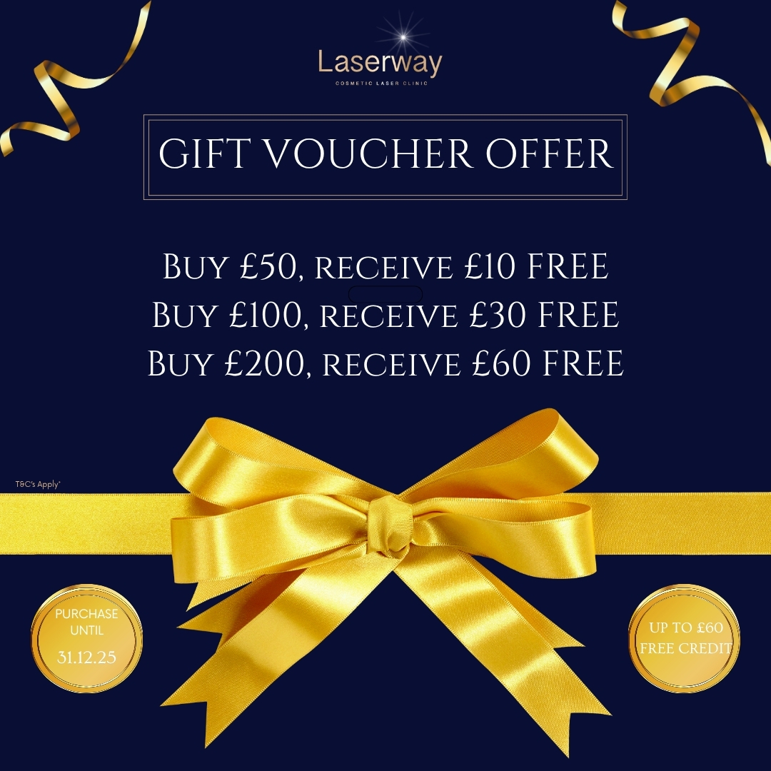 🎁 GIFT VOUCHER SPECIAL OFFER! 🎁
Buy £50 — Get £10 FREE Credit
Buy £100 — Get £30 FREE Credit
Buy £200 — Get £60 FREE Credit
📅Available to purchase until 31st December
📍 Valid for use in our Lisburn Clinic only
💳 Purchase in-clinic or via bank transfer - vouchers can be collected or emailed directly to you!
T&Cs apply:
-Max £60 free credit per client
-This gift voucher offer cannot be used against any other offers
-Gift voucher amount can only be used from Jan 2026 and is valid for one year
- Free credit can only be redeemed from Jan–April 2026
🎄Perfect for holiday gifting or a self-care treat to look forward to in the New Year!
📩 DM us or call the clinic to purchase today!