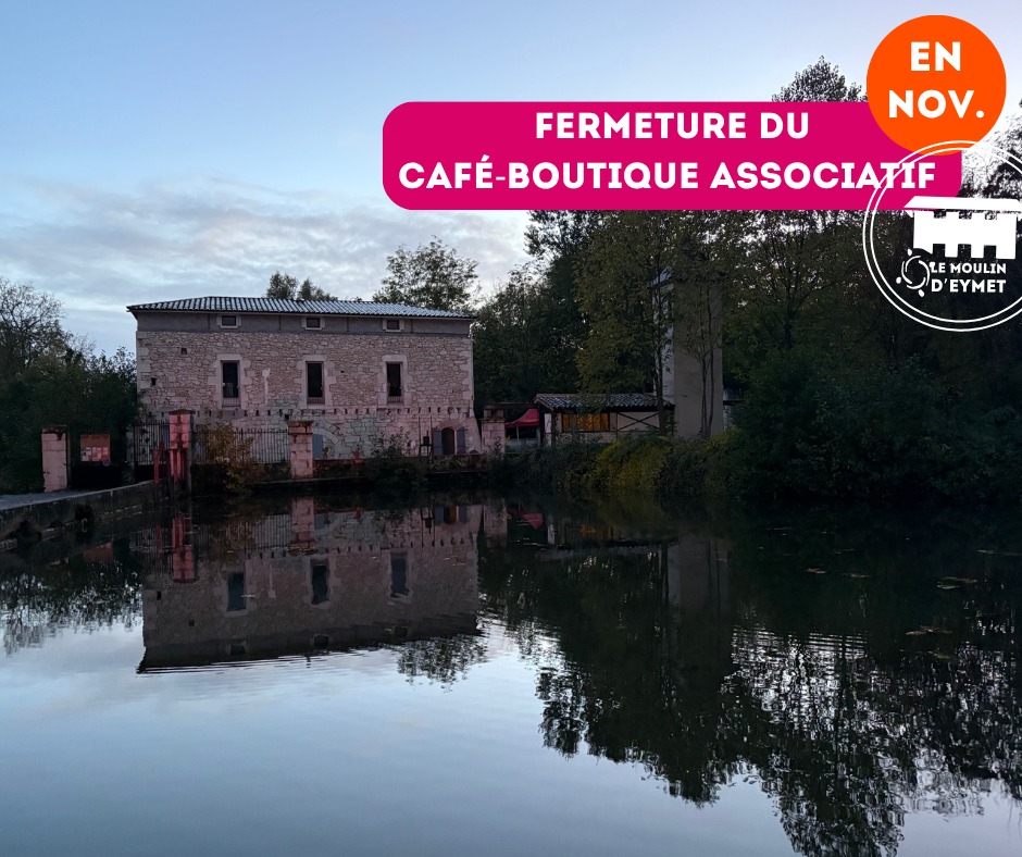 Le Moulin ferme le café boutique associatif en Novembre pour installer le nouvel escalier entre le rez de chaussée et le premier étage.
Nous pourrons ainsi mieux vous accueillir pour les fĂȘtes de fin d'annĂ©e !
Nous continuons Ă vous retrouver tous les lundis Ă 18h pour l'AMAP.