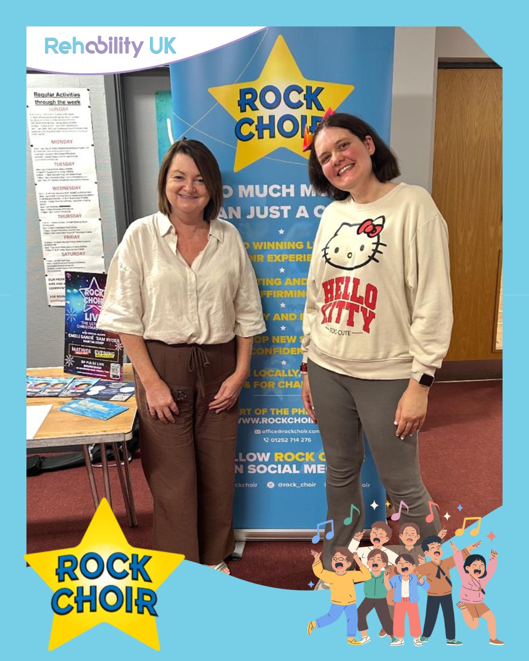🎶🌟 Finding Her Voice! 🌟🎶
We’re so proud of Gemma from our Dunton Bassett service in Leicestershire , who has achieved something truly special! 💚
Gemma has always wanted to join a choir — and with encouragement and support from her staff team, especially Alison Grundy (who’s been with us for an incredible 15 years!), she finally took the leap and joined her local chapter of the nationally recognised @rock_choir ! They have over 32,000 members nationally. Jump on their socials and find out how you could join a choir near you!🎤🎵
Gemma shared:“I am so happy now that I am singing — it’s the best thing I’ve ever done! It feels amazing to be part of something so special, and I just want to thank all my staff who have helped me achieve this goal. It’s truly transformational!” 💖
We couldn’t be prouder, Gemma — you’re an inspiration to us all! 🙌
#ShiningTogether #RockChoir #MakingDreamsHappen #TeamRehability #Inspiration #RehabilityUK #Community #MusicAndWellbeing