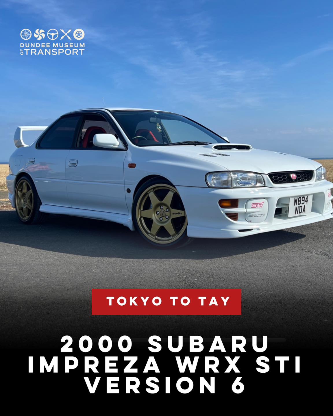 🇯🇵🚗 We’re continuing our journey through Tokyo to Tay, hearing directly from the owners behind some of Japan’s most iconic performance cars.
For Lynsey and Chris Chapman, owning a Subaru was a lifelong dream – and this WRX STI Version 6, affectionately nicknamed “Wanda”, made that dream a reality earlier this year. Imported fresh from Japan in April, she’s already become part of the family.
“The noise, the power, the handling, and of course, the looks – a Subaru has always been our dream car. With an impressive pedigree and the sheer thrill she delivers on the road, driving her is an experience that never fails to bring a smile to our faces.” – Lynsey & Chris Chapman
With its rally roots and unforgettable driving feel, Wanda perfectly captures the spirit of Japanese engineering and the passion that makes the Tokyo to Tay exhibition so special.
See her in person at Tokyo to Tay, only at Dundee Museum of Transport!
📍 Dundee Museum of Transport, Market Mews
📆 until December
⏰ 10am - 4.30pm
🎟 Included with standard admission