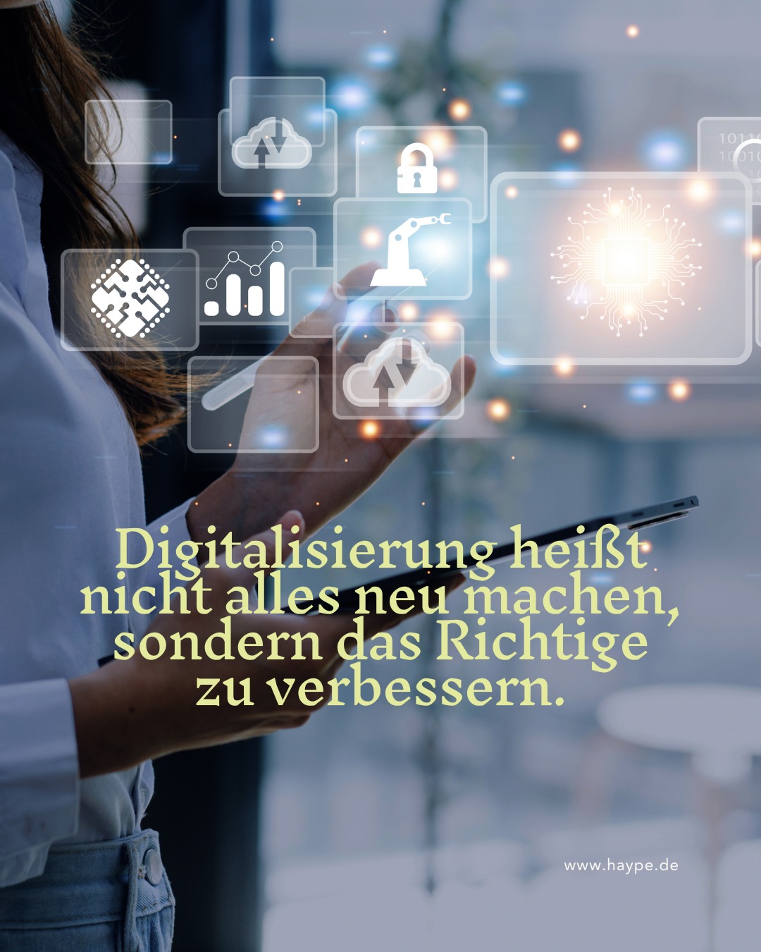 Digitalisierung heißt nicht alles neu machen, sondern das Richtige zu verbessern.
#Digitalisierung #prozessoptimierung #haype #bonndigital