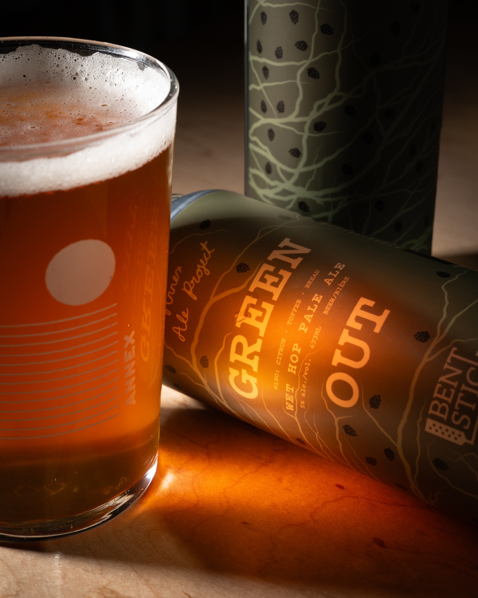 Available now!
This wet hop pale ale collab from @annexales and @bentstickbeer features Alberta grown hops from our very own @flatland_hops in Taber.
Green Out is a fresh and unique take on the stalwart pale ale. Wet hops are a once a year ingredient and wet hop beers are unique to breweries near to hop producers! Many thanks to the folks at Annex and Bent Stick for showcasing our Alberta grown hops!!
#albertahops #wethop #albertagrown #grownrighthere #ahpa