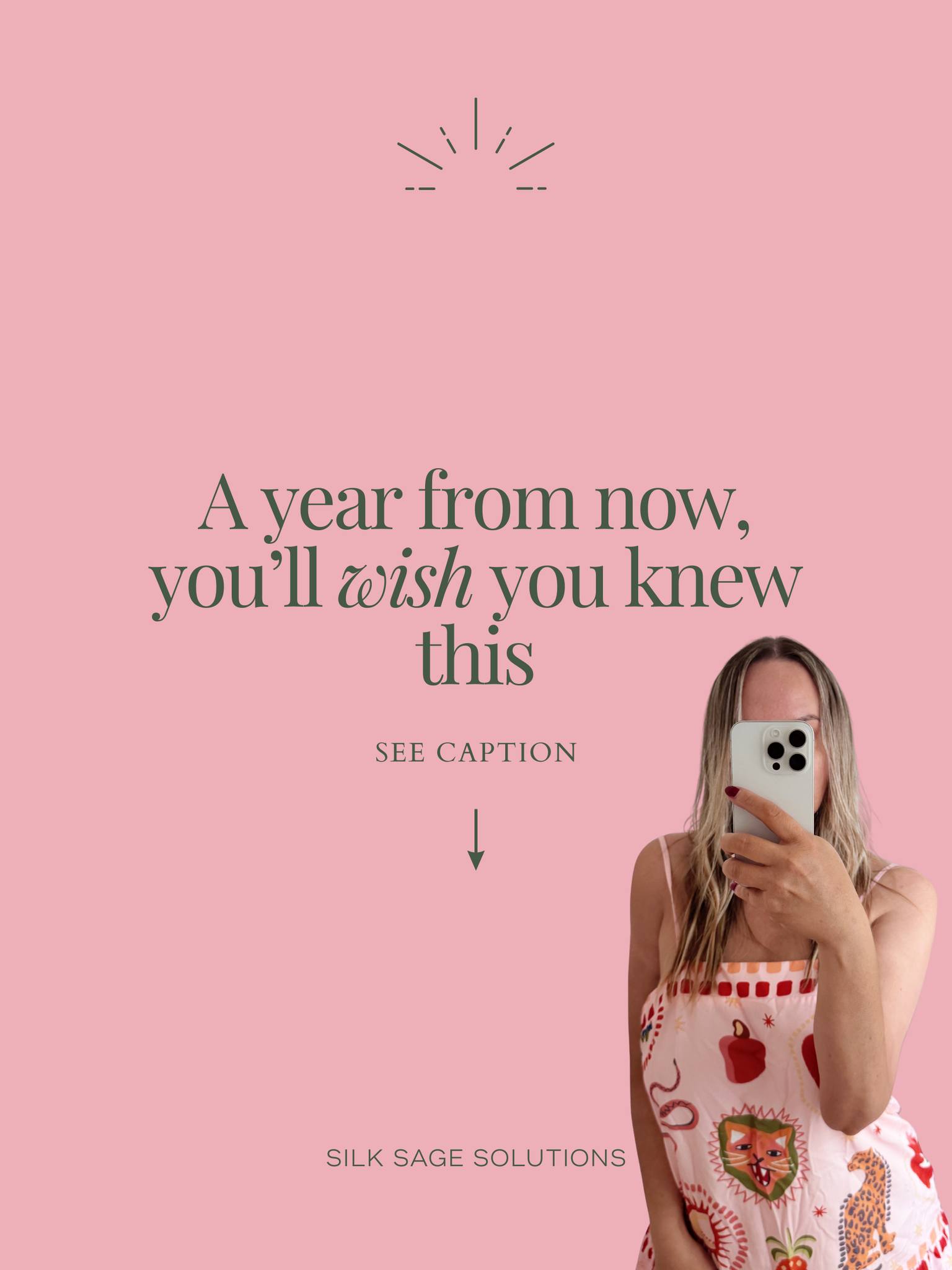 One year from now?
You’ll be so glad you stopped ghosting your genius.
That you posted the damn thing - even with shaky hands.
That you showed your face before your brand felt like a Vogue spread.
That you said the quiet part out loud and hit publish anyway.
And let’s be real:
✨ Visibility fear? Still shows up. But it whispers now, not roars.
✨ Consistency? Doesn’t mean overextending - it means staying in rhythm with your energy.
✨ Speaking your truth online? That’s the real flex.
✨ Spiritual strategy? Not “woo”, actual wisdom.
This isn’t just content.
It’s you, leaving breadcrumbs for your future self to follow back home.
Comment “VISION” if you’re claiming it — messy courage and all.
#magneticbranding #spiritualentrepreneurship #soulstrategist #embodiedmarketing #intuitivevisibility
