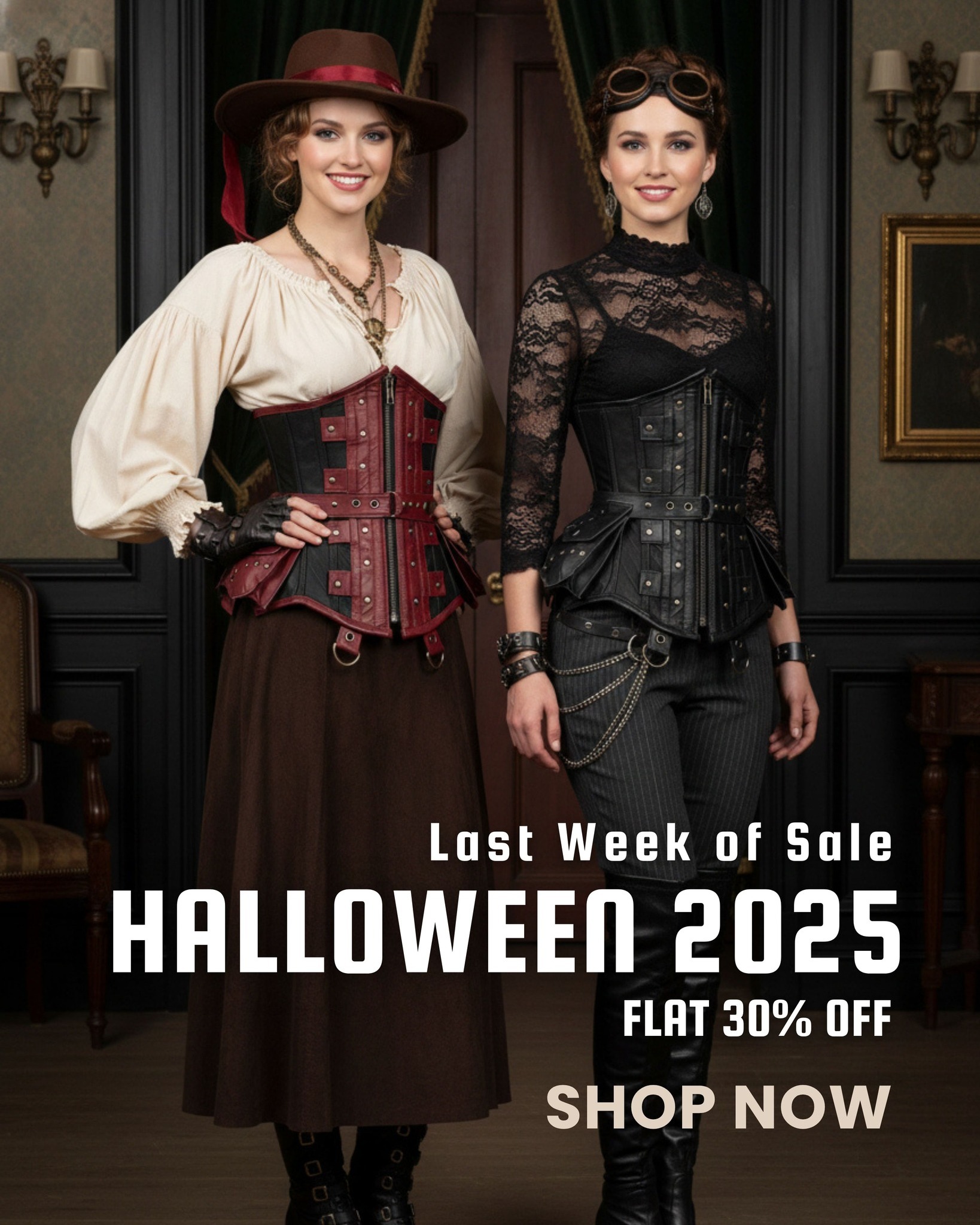 ๐ Last Week of Halloween Sale 2025! ๐ป
This is your final chance to slay the Halloween look in style! ๐ค
Shop our premium leather overbust & underbust corsets, shapewear, and waist trainers - all at a FLAT 30% OFF! ๐ฅ
๐ฅ Whether youโre going for a gothic queen vibe or a bold punk statement, our corsets are crafted to turn heads and shape perfection.
๐๏ธ Shop now before the sale disappears like a ghost โ https://www.fashoinyou.com/shop
#HalloweenSale2025 #CorsetSale #LeatherCorset #OverbustCorset #UnderbustCorset #WaistTraining #Shapewear #GothicFashion #PunkStyle #HalloweenOutfitIdeas #FashoinYou #SteampunkCorset #CorsetLover #HalloweenCostumeIdeas #CorsetFashion #HalloweenDiscount