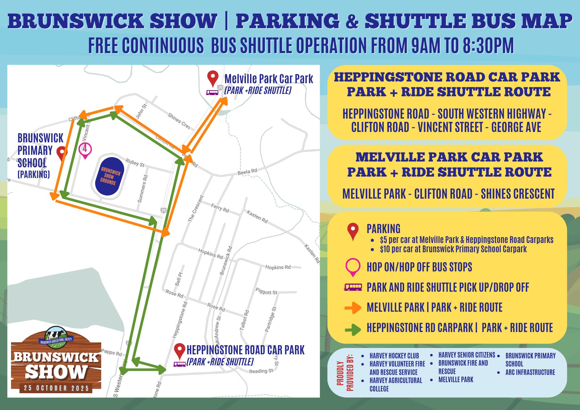 Heading to the Show today. Here are some parking options to make your show experience as easy as possible