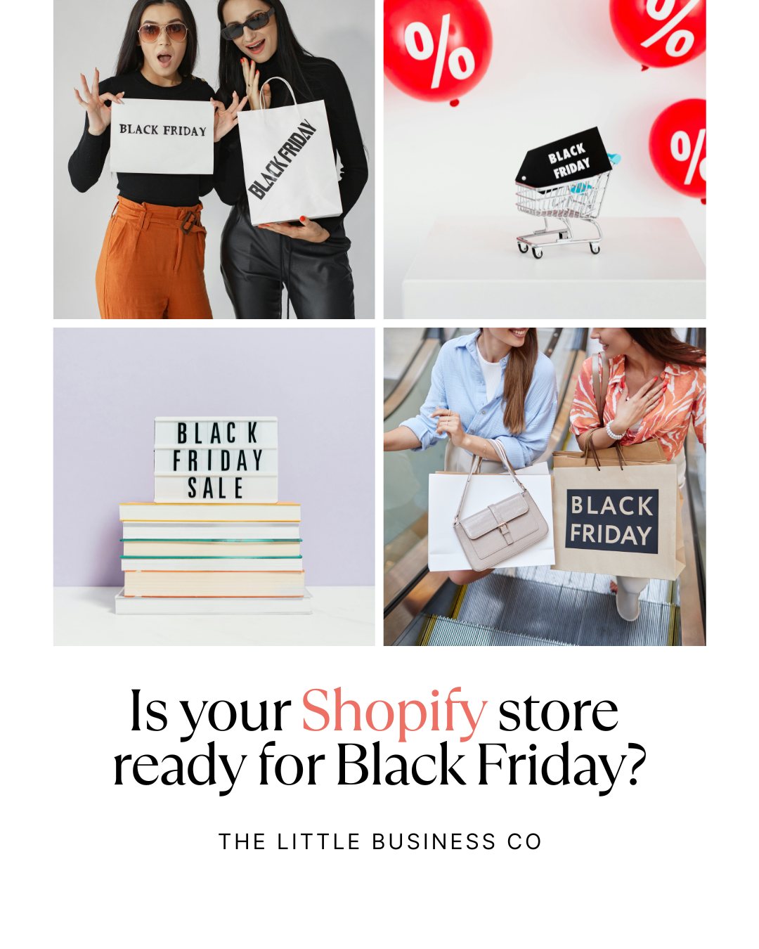 Because if not… it’s, like, kinda time. 😅
Here’s your last-minute checklist:
✅ Most people are shopping from their phones, not their laptops from 2009, so test your site on mobile now.
✅ If your site takes longer than 3 seconds to load, they’re already gone lol. Compress images and remove unused apps.
✅ Make sure your product pages have clear photos, easy add-to-cart, and strong CTA's.
✅ Double-check your codes and scheduling so there's no dramas.
✅ Get your email list ready, probably send your VIPs early access or sneak-peek deals ASAP.
✅ Have a backup plan because technical issues loooove a sale weekend, be prepared.
Black Friday is about discounts yes, but also about the experience. Make it fun and super easy to shop. Good luck! 💅🏼
#thelittlebusinessco #shopifytips #blackfridayprep #smallbusinessau #ecommercetips #shopifyexpert #shopifydesigngoldcoast