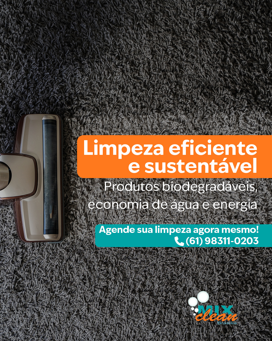 🌎 Tecnologia que protege suas peças e o meio ambiente.
Na Mix Clean, unimos eficiência e sustentabilidade para garantir uma limpeza profunda, sem desperdício e sem agressão ao planeta. Utilizamos produtos biodegradáveis e técnicas que reduzem o consumo de água e energia, mantendo seus tapetes, sofás e estofados impecáveis e seguros para toda a família.
💧 Menos impacto ambiental
🌿 Mais cuidado com o seu lar
💎 Resultado premium, visível e responsável
Porque cuidar da sua casa também é cuidar do planeta. 💚
📲 Agende agora sua limpeza pelo WhatsApp: (61) 98311-0203
🌐 www.mixcleanbsb.com.br
#MixClean #LimpezaSustentável #ProdutosBiodegradáveis #LimpezaPremium #HigienizaçãoProfunda #EconomiaDeÁgua #CasaLimpaValeMais #CuidadoQueImpressiona #Sustentabilidade #TapeteNovoDeNovo #LimpezaDeEstofados #BrasíliaDF #LagoSul #LagoNorte #ParkWay #JardimBotânico #NoroesteDF