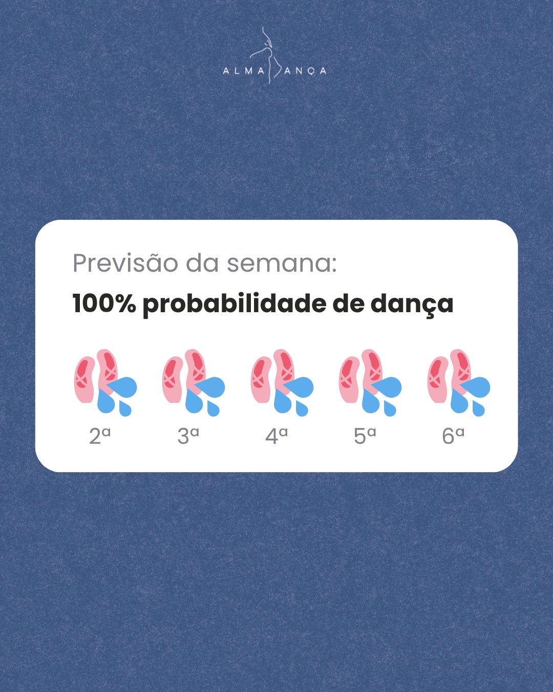 A melhor maneira de combater os dias de chuva cinzentos é com muita dança! 🩰🤩