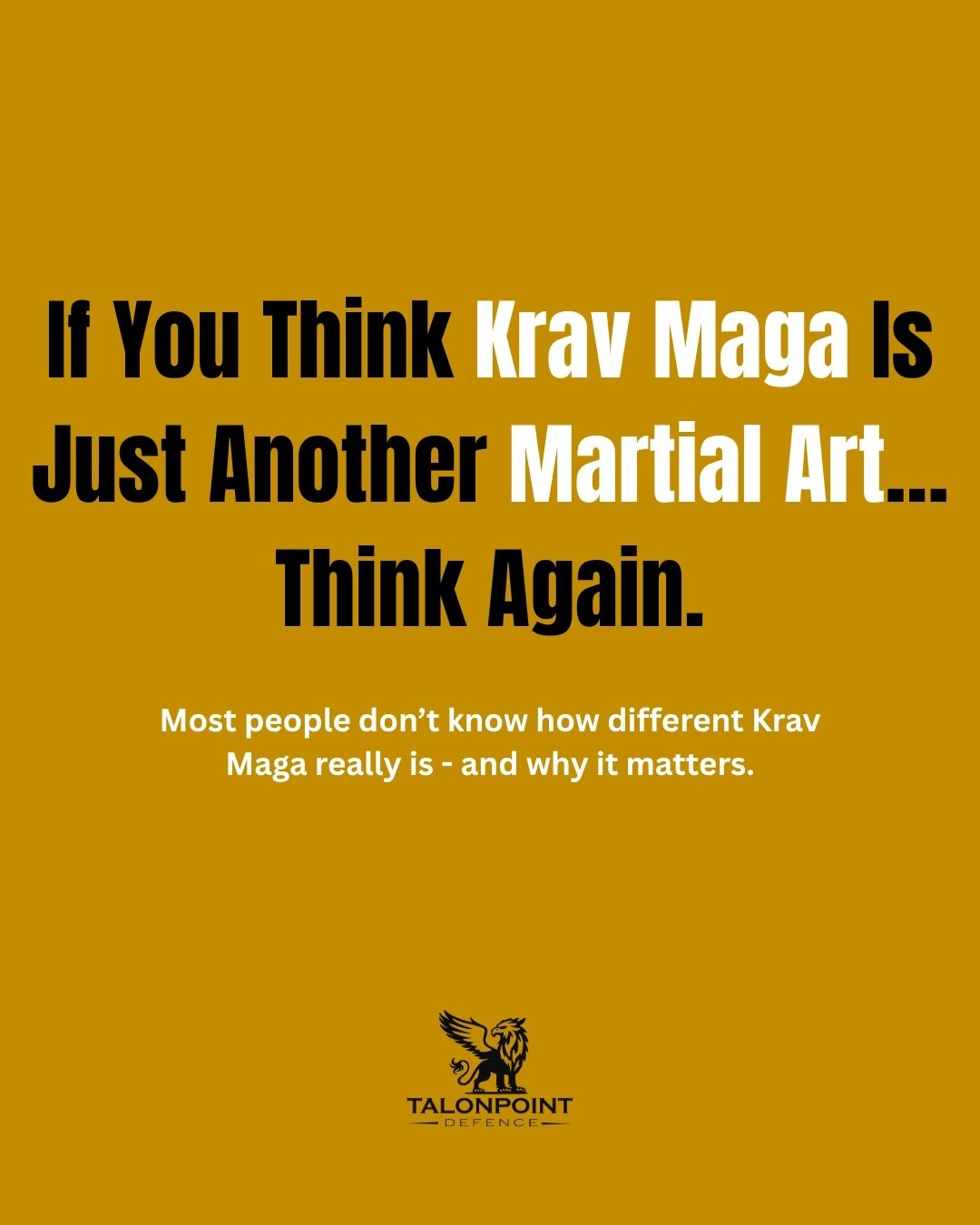 If you think Krav Maga is just another martial art… think again.
Martial arts are incredible for building technique and discipline. If you are taking a Martial Art now or have in the past, that's so awesome - we hope you are getting a ton out of it!
Just make sure you are learning the right system for the end goal you want to achieve. If it's to be physically challenged and win a tournament, a Martial Art is perfect. If it's to survive on the street, pick a defensive tactics system that is designed to do that. Yes there can be some cross over in technique, but the goal and therefore the approach and mindset is different.
At TalonPoint, we train for the chaos: multiple attackers, unpredictable weapons, and uncontrolled environments in our Krav Maga classes.
For us, the goal isn’t to win. It’s to survive — and get home safe. 🦅
💪Request a free Krav Maga trial class with us: DM TRIAL
OR If you are in a different city than us and you want to learn how to stay safe on the street, find a global defensive tactics system near you! If you're not sure where to start, DM us and we'd be happy to make some suggestions.
👇Comment below if you've taken a martial art before and if you think it's good for survival or not. We want to hear your thoughts!
#TalonPointDefence #SelfDefence #KravMaga #Defendo #RealWorldTraining #StayReady #Empowerment #WomensSafety