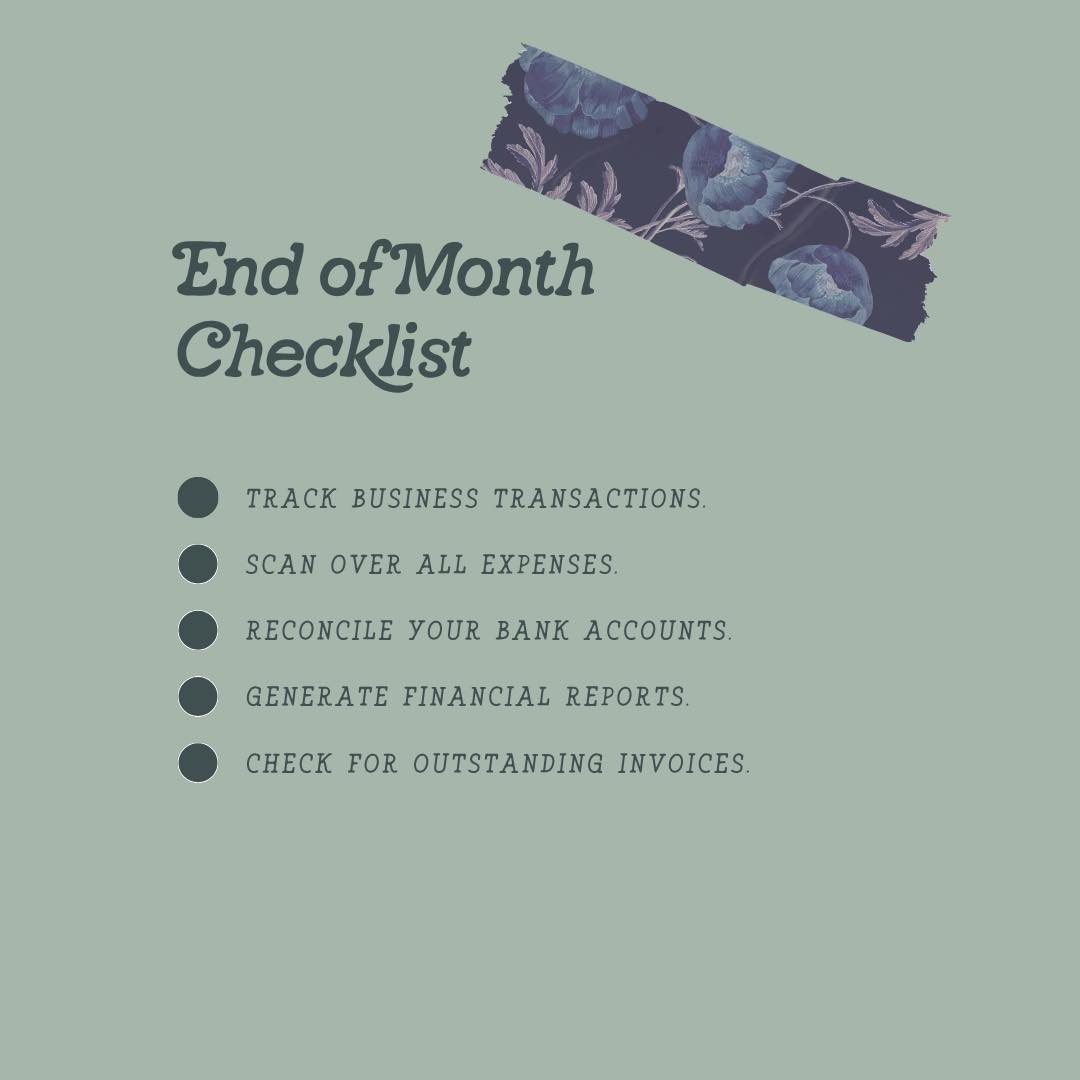 End of the month checklist ✔️
Or you can have us take care of the monthly checklist and never ending to dos…..
#saltspringislandbc #cowichanvalley #hellomondaybookkeeping #saltspringislandbusinesses #saltspring #canadianbookkeeper #britishcolumbia #sidneybc #gulfislands
