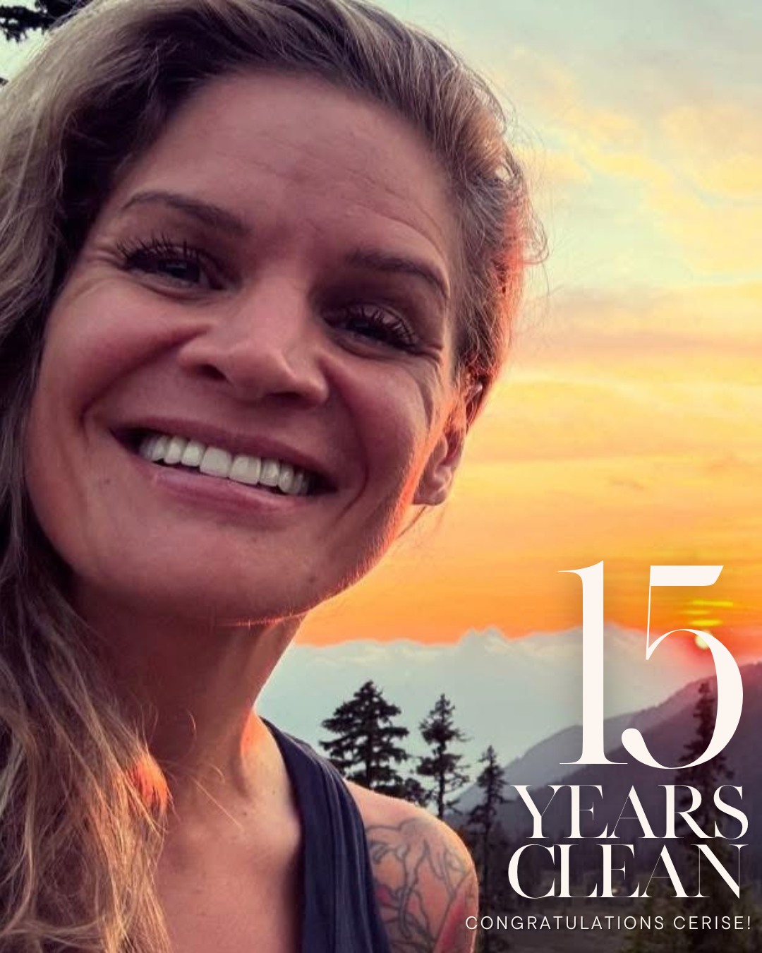Today we celebrate the huge milestone of Cerise taking FIFTEEN years clean!
What an incredible milestone! There’s nothing easy about recovery. It takes honesty, courage, and willingness to face yourself every single day. But through it all, you’ve continued to rise, to rebuild, and to grow into someone wiser, and freer than ever before ❤
Congratulations!
#recoveryispossible #cleantime #WomenInRecovery #SupportRecovery #Womendorecover
