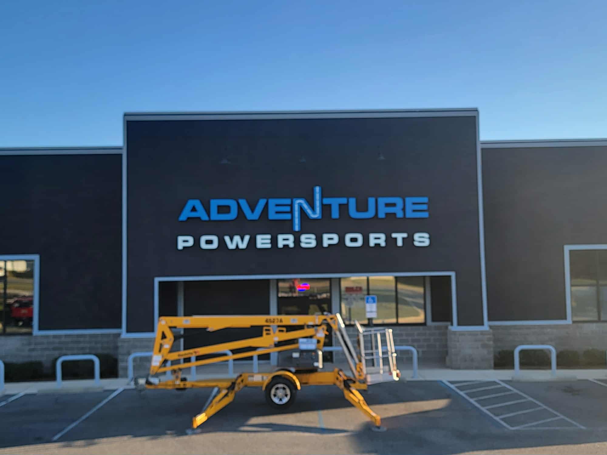 Adventure Lifestyle
Powersports
655 W James Lee Blvd,
Crestview, FL 32536
Thanks to our awesome team for knocking out another
Install ( wall sign LED letter set & push through acrylic road sign )
If you would like a custom sign, please give us a call or text or email
and our awesome team can definitely take care of you
( text ) or ( call ) 850.398.1712
TEAM850signs@gmail.com
#850signs #signage #customsigns #businesssigns #signdesign #branding #outdoorsigns #interiorsigns #exteriorsignage #signageexperts #professionalsigns #signinstallation #signcompany #businessbranding #clearsigns #trustedsigns #customsignage #signsolutions #qualitysign #LEDChannelLetters #SignInstallation
#SignService #AdventureLifestyle #crestviewflorida