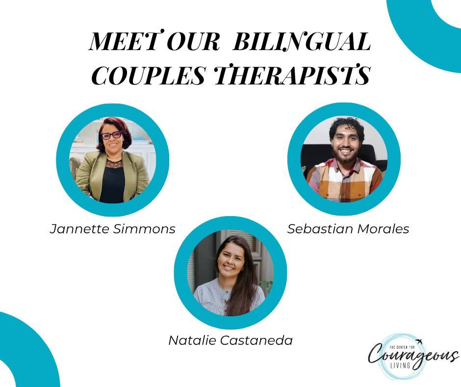 At The Center for Courageous Living, we’re proud to offer bilingual couples therapy to help partners communicate, reconnect, and grow—whether in English, Spanish, or both. We know language, culture, and faith all shape the way couples experience love and navigate challenges. Our therapists create a compassionate, inclusive space where both partners feel heard and supported. 🌿
✨ Jannette – Trained in EFT and the Gottman Method, Jannette helps couples build emotional connection and repair relational patterns. Her trauma-informed, faith-based, and culturally aware approach is shaped by years of cross-cultural work in Mexico, Guatemala, and the Dominican Republic.
🔗 Learn more: https://www.centerforcourage.com/team-1/jannette-simmons%2C-ma%3B-almft
✨ Natalie – Draws from EFT and IFS to help couples strengthen communication and emotional understanding. Natalie is one of our bilingual therapists, ready to meet clients wherever they are on their healing journey. She provides a safe, faith-inclusive space for partners to reconnect and rediscover shared purpose.
🔗 Learn more: https://www.centerforcourage.com/team-1/natalie-castaneda
✨ Sebastian – A bilingual (Spanish-speaking) LCSW who helps couples, families, and individuals build resilience and navigate emotional challenges using CBT, DBT, and a person-centered approach.
🔗 Learn more: https://www.centerforcourage.com/team-1/sebastian-morales
💭 Reflection: How might communicating in your heart language help you and your partner reconnect on a deeper level?
👉 Take that step together—reach out today to schedule a bilingual couples session.
📍 Crystal Lake, IL | 📧 gia@centerforcourage.com
📞 815-707-4806 | 🌐 centerforcourage.com
#BilingualTherapy #Parejas #CouplesTherapy #HealthyRelationships #FaithCourageConnection #CourageAndConnection #Comunicación #CulturalConnection #CFCL #HealingTogether #StrongerTogether #FaithBasedTherapy #RelacionesSanas #EmotionalGrowth #TheCenterforCourageousLivin