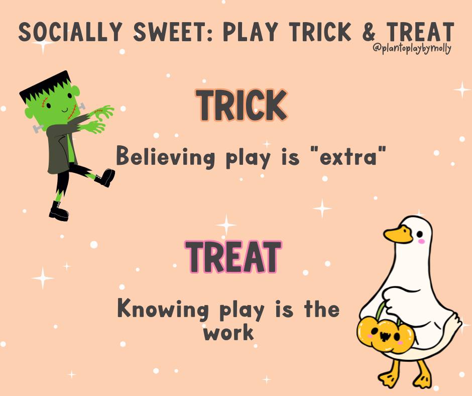 Socially Sweet: Trick & Treat: Teacher Edition!
The magic was never in the data.
It’s in the connection, the calm, and the care you bring every day.
YOU are the Magic you bring to the classroom, the curriculum and the play every single day!
#SociallySweet #PlanToPlay #TeacherEdition #educators #education #chaoscoordinator #schoollife #teachersfollowteachers #teaching #plantoplaybymolly