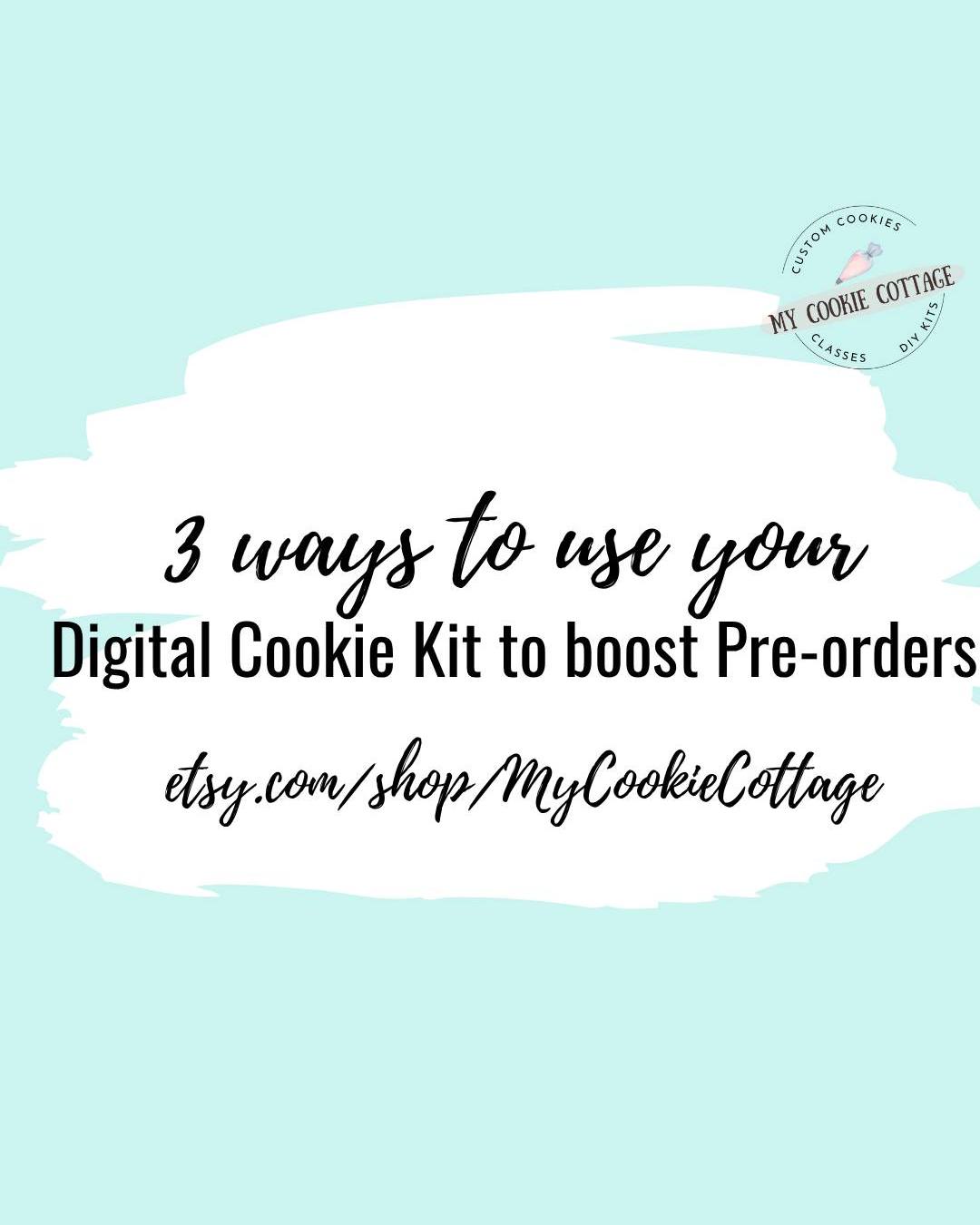 You donât need to wait until your cookies come out of the oven to start selling them!
Each Digital Cookie Set includes STL files, matching PNGs, and styled cookie photos â giving you everything you need to start marketing now...BEFORE you even bake.
đ Which idea will you try first to promote your next cookie preorder?
Get your Digital Cookie Kit at: etsy.com/shop/MyCookieCottage