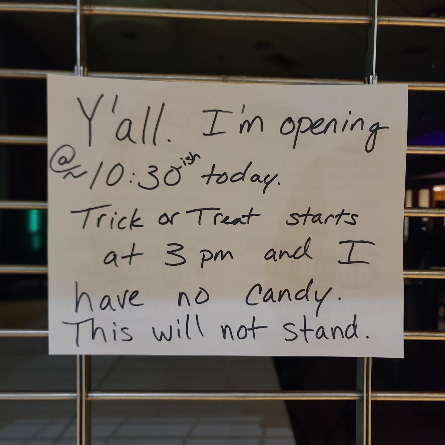 Somebody needs to do something about this!