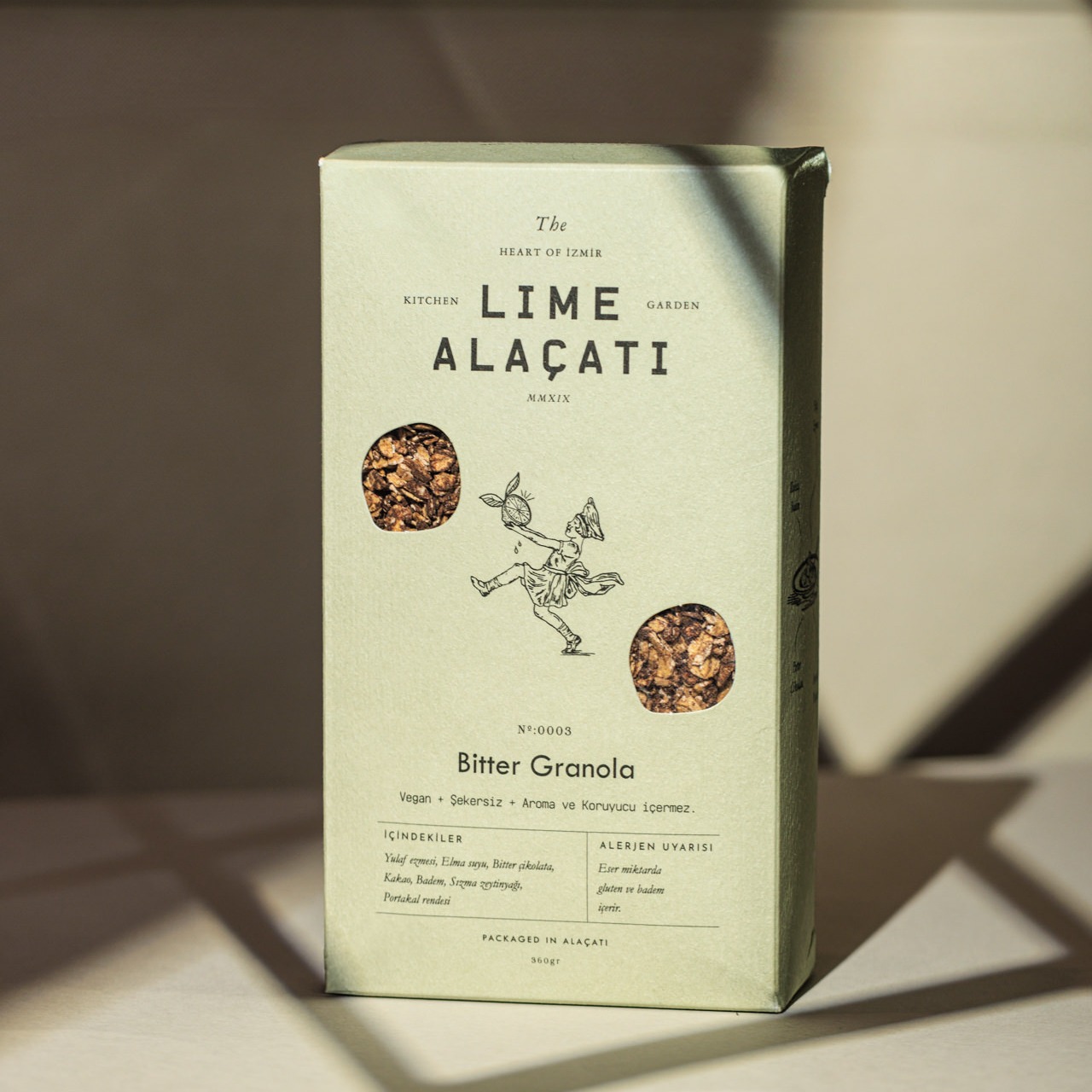 Lime Alaçatı Bitter Granola🌻
Vegan ve şekersizlerdir.Elma suyu ile tatlandırılmışlardır🍏
Aroma ve koruyucu içermezler🤍