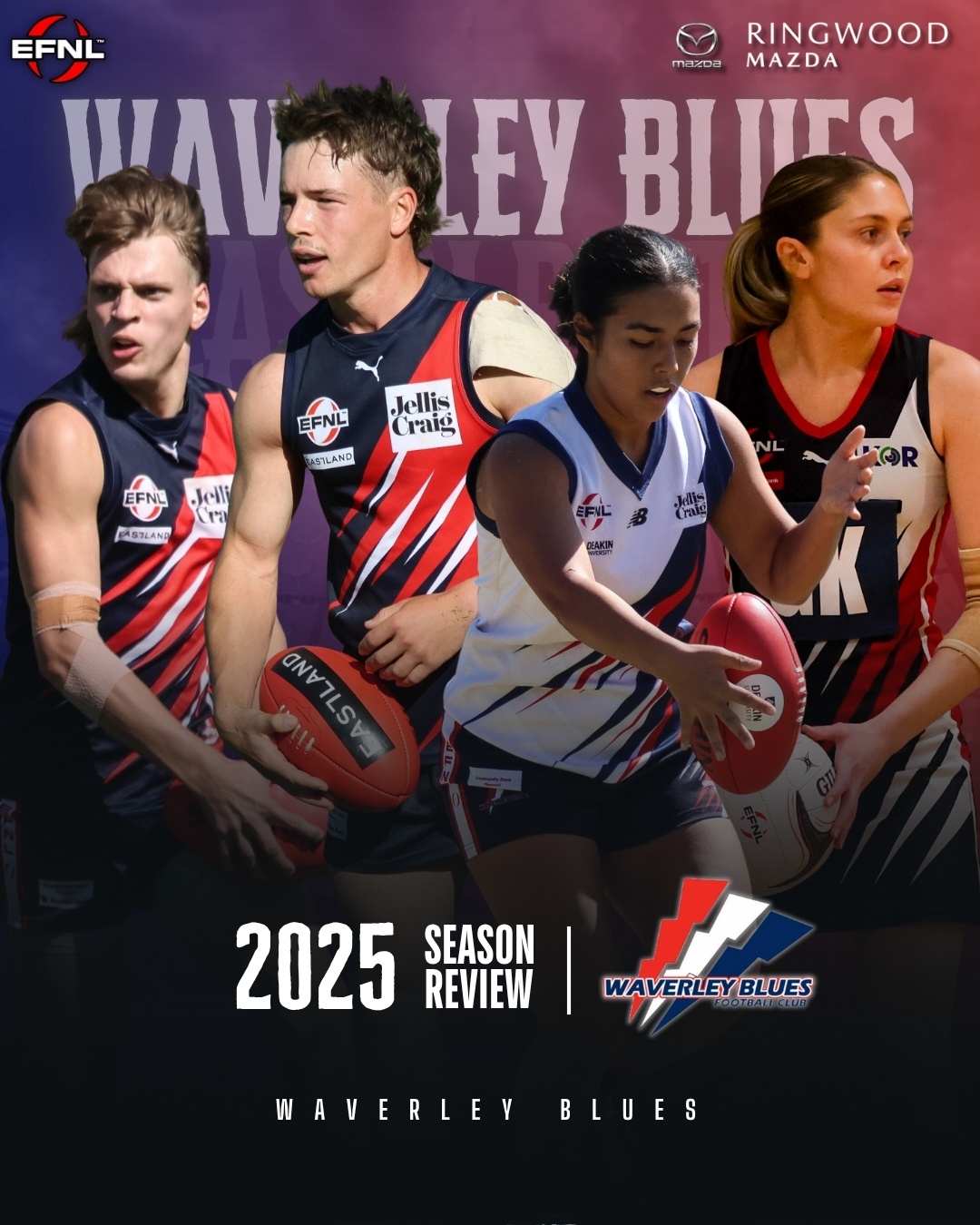 @ringwoodmazda 2025 Season Review | @waverleybluesfc
The Waverley Blues showed plenty of promise across the 2025 season, the Senior Women's side making another finals appearance.
Read at EFNL.org.au.
📸: @davisharriganphotos and @fieldofviewphotography
