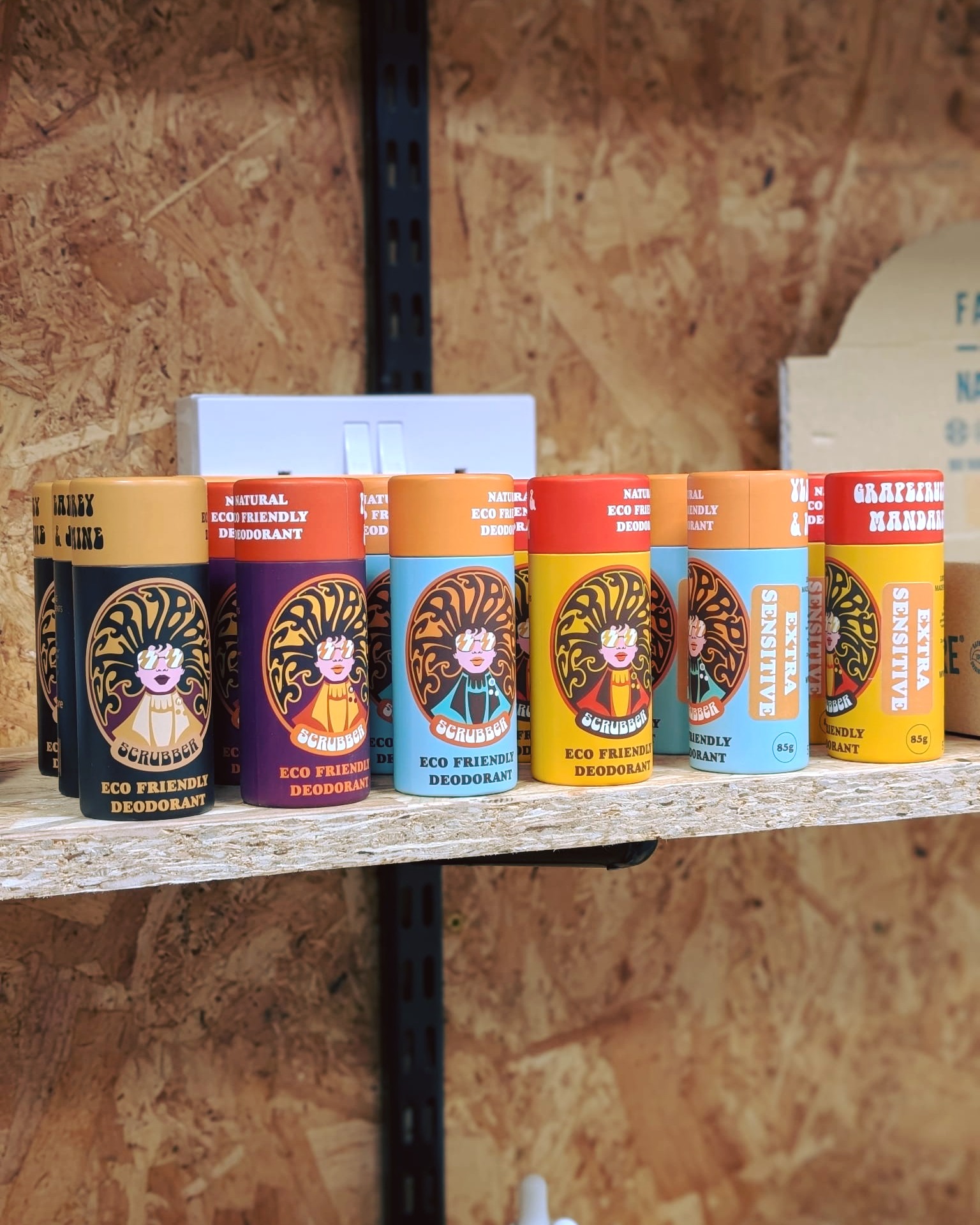 We're always selling out of the Scrubber deodorant - you lot love it!
It's back in stock, alongside a couple of new extra sensitive scents.
Come and get some while we have it in 😉