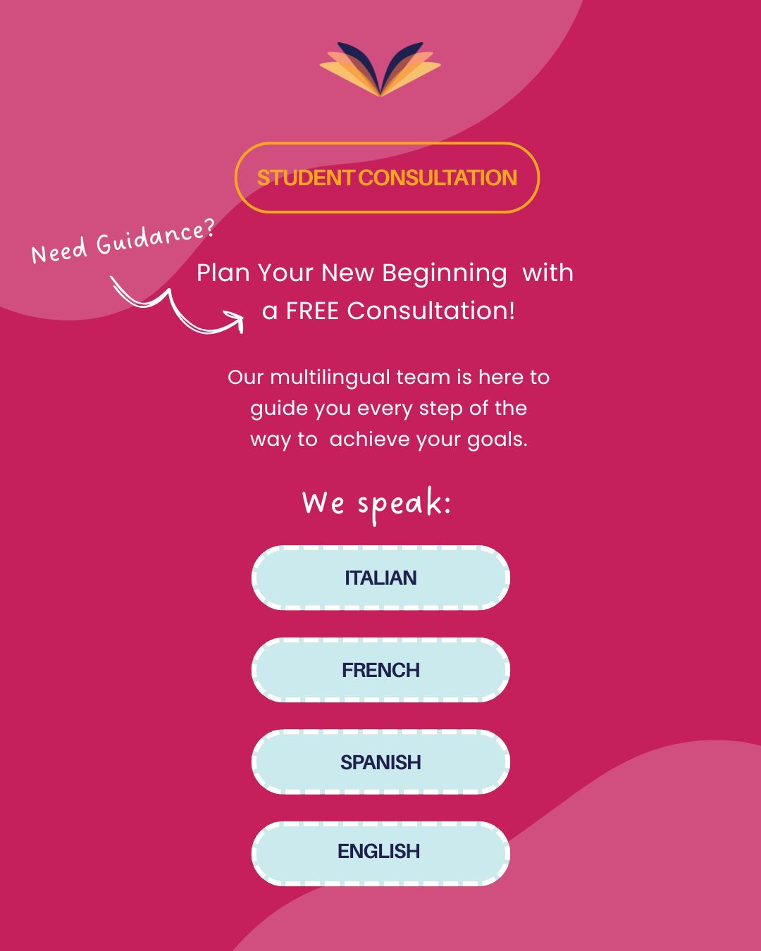 🎓 Plan Your Future with a FREE Study Consultation!
Not sure where to start? Our multilingual team is here to help you design your study pathway in Australia — from choosing the right course to preparing your visa application. 🌏✨
✅ 100% free consultation
✅ Personalised study plan
✅ Guidance in Italian, French, Spanish, and English
Your journey starts here - book your consultation today! 💬https://www.pbaus.com.au/studentconsultation