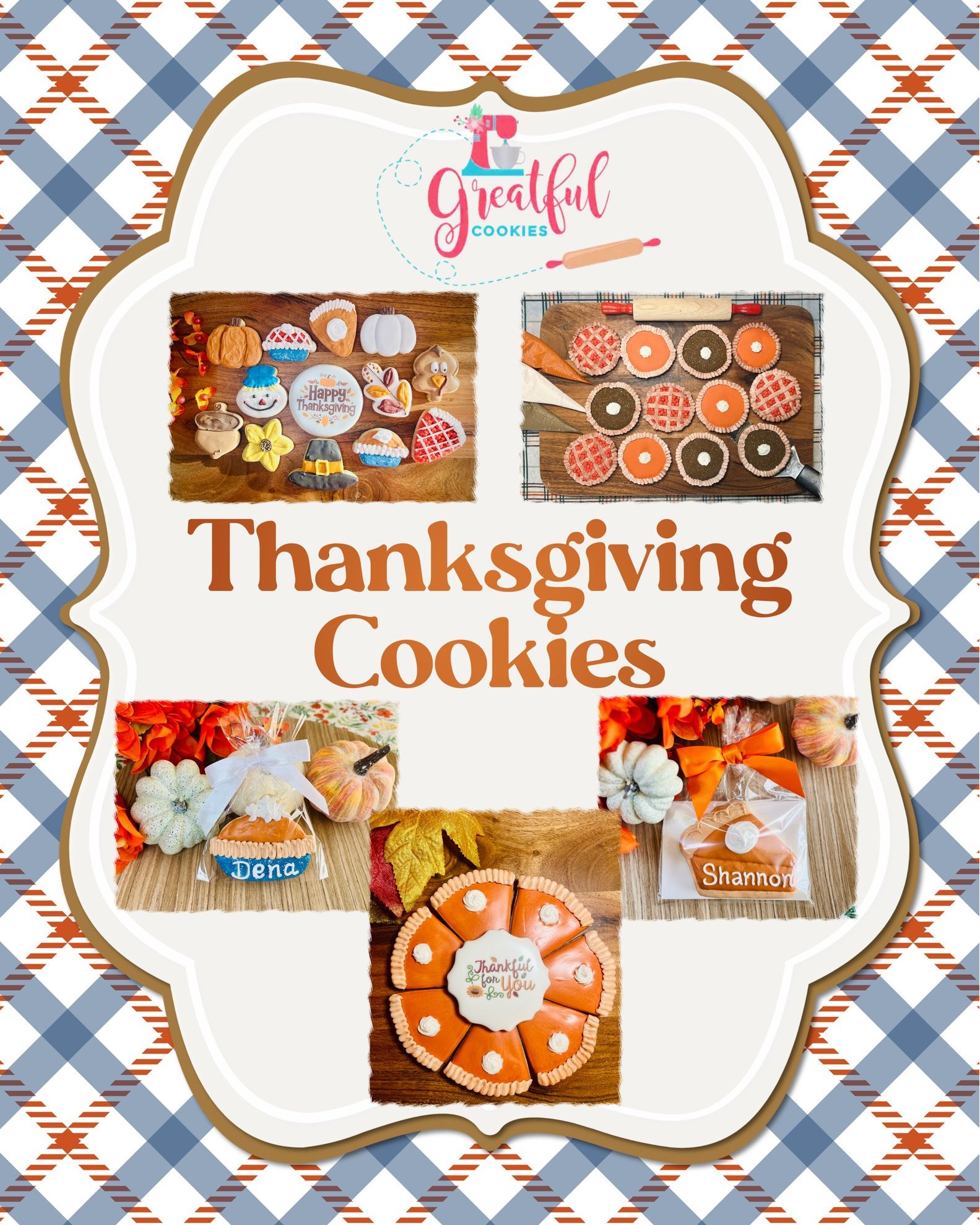 Our Thanksgiving Cookies are now available to order! Go to our bio and click on the Thanksgiving Cookies link to see what we have to offer. All details for prices, flavors, pick up, and an order form is included in the link.