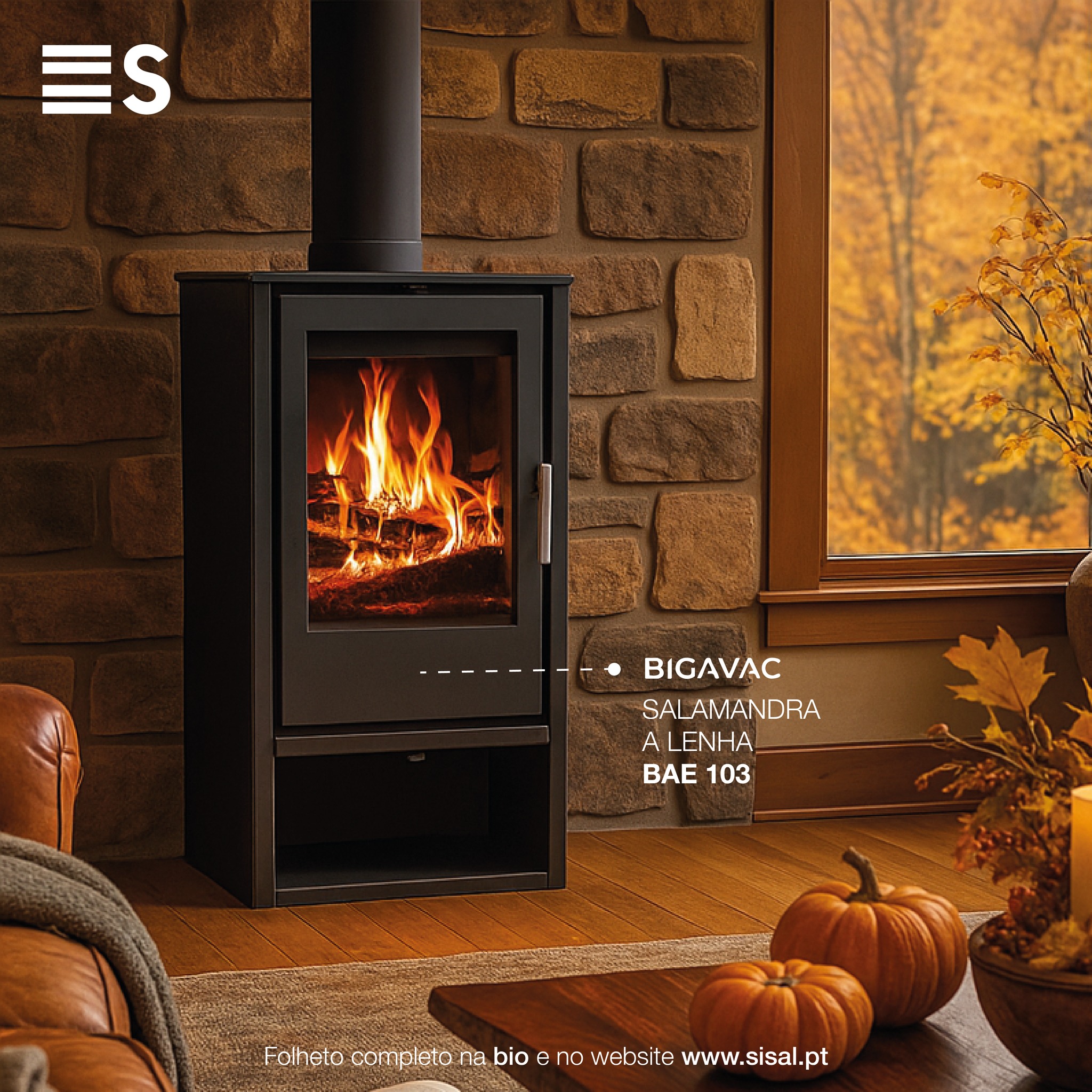 Quando o frio chega, há quem acenda apenas o aquecimento. Nós preferimos acender memórias ❤️🔥
O som da lenha a estalar, o brilho suave do fogo e o conforto que se espalha pela casa - são estes os detalhes que tornam o outono especial 🍁
#Conforto #OutonoEmCasa #SalamandrasALenha #Aconchego #CasaQuentinha #DesignEficiente #FolhetoSisal #VemAíOFrio #Calor