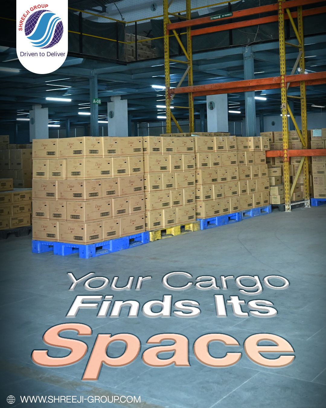 At Shreeji Group, your cargo always finds its perfect space. With organized storage, safe handling, and timely management, we ensure every shipment is secure and ready for delivery. Reliable logistics for every business need.
- - - - -
Website: www.shreeji-group.com
Mobile: +91 9719912323.
Email: marketing@shreeji-group.com
- - - - -
At Shreeji Group, your cargo always finds its perfect space. With organised storage, safe handling, and timely management, we ensure every shipment is secure and ready for delivery. Reliable logistics for every business need.