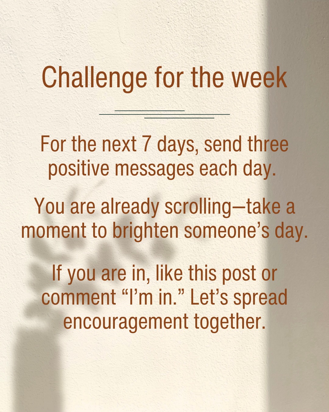 Over the past few years, it feels as though we have been conditioned to believe that negativity is what people want to hear. Algorithms reward criticism and controversy, and we have learned to speak from frustration rather than inspiration.
There is a popular “Let them” theory circulating right now, encouraging us to quietly accept the negativity that surrounds us. But what if we chose something different? What if, instead, we said, “Let’s do better”? “Let’s expect more”?
I once heard a powerful phrase: “Silence is acceptance.” Somewhere along the way, I let my silence become my response. But no more. I want to do better—for my community, for my daughters, and for the example I set each day.
Let’s all choose to do better. This week, I invite you to speak words that build up instead of tear down. Let’s create a new rhythm—one grounded in encouragement, kindness, and hope. Together, we can shift the conversation.
#silentnomore #spreadkindness❤️ #encouragement