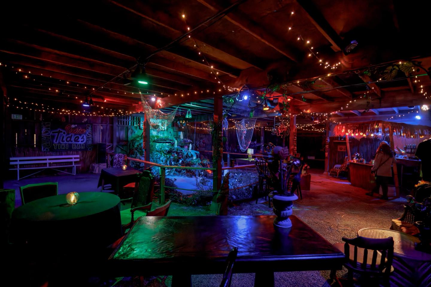 Just dropping an appreciation post for the Phantom Tides Tiki Bar 🍹
An RIP-exclusive paradise, with rainstorms, tropical music, and themed drinks awaits you at the Scaregrounds 🍍
Photos by Ben Cable @cablephotos 🦜
#localbusiness #frightdale #scaregrounds #visitferndale #ferndalecalifornia #humboldtcounty #visithumboldt #hauntlife #hauntedmaze #humboldt #ferndalefrightfullyfun #NorCalTravel #humboldtcountyfair #screamatorium #shoplocal #hauntedhouse #visitnorcal #griffinloch