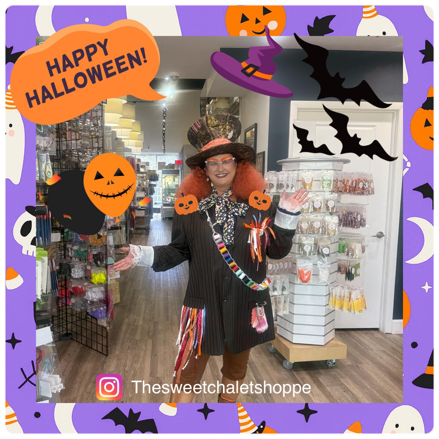 Halloween Trick or treat! From us to you.!! And my dear friend Mistry to came visit for a minute!! Adorable!! #staysafe #have #fun #havefun #halloween #sanford #lake #Mary #LakeMaryFL #sanfordfl #sanfordhairstylist