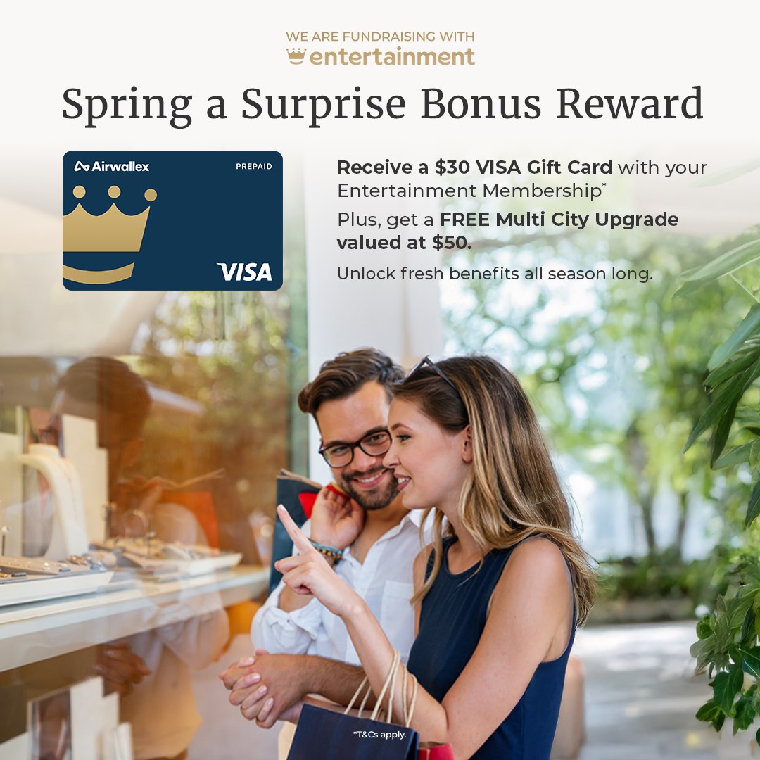 🎉 Support Our School & Unlock Amazing Offers! 🎉
We’re excited to invite our school community to purchase an Entertainment Membership! Not only will you gain access to thousands of discounts and experiences across Australia, but 20% of every membership purchased goes straight back to our school. 💛
✨ Exclusive Offer Extended Until 14th November ✨
✅ Free Multi-City Upgrade ($50 value)
✅ Free $30 Visa Gift Card with every membership
Don’t miss out. Support our school and enjoy incredible savings at the same time!
🔗 Purchase your membership here: https://subscribe.entertainment.com.au/fundraiser/188321n
Or find the link in our Linktree.