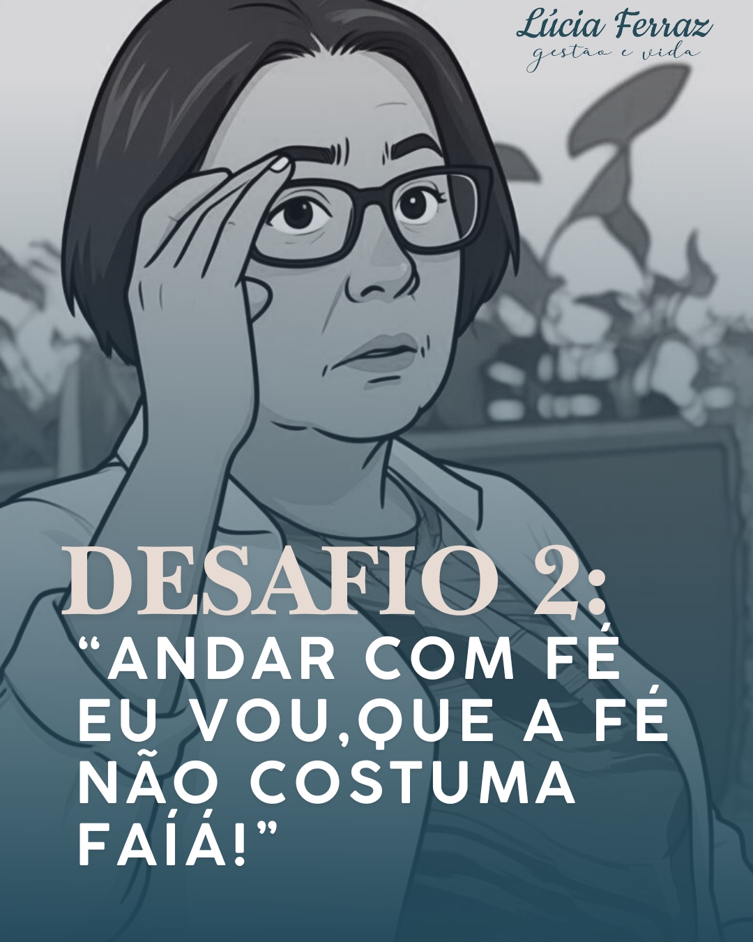 E se o verdadeiro desafio fosse continuar acreditando mesmo quando tudo balança?
Nem toda mudança é perda — às vezes, é apenas um convite para darmos aquele passo de fé!
Lúcia Ferraz - Gestão e Vida 🌱