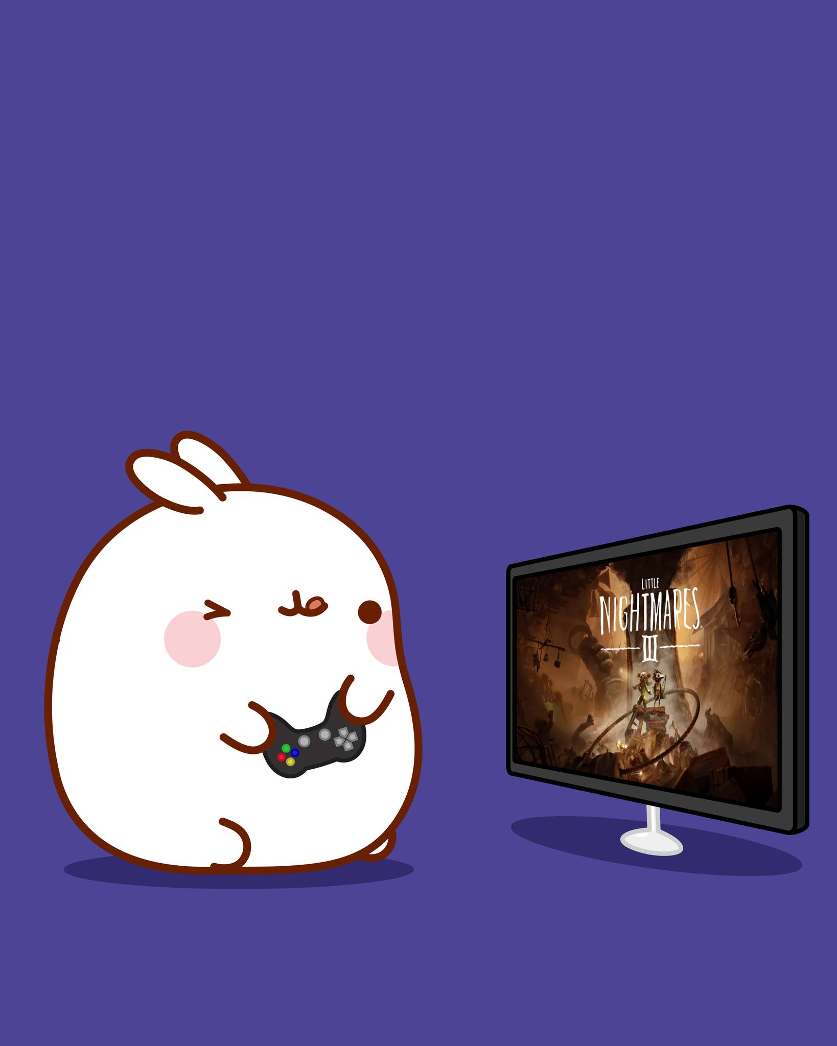 Be careful when playing video gamesโฆ ๐ฎ
Watch Molang and Piu Piu play Little Nightmares 3 on the Molang YouTuber channel ๐ #littlenightmares #gaming