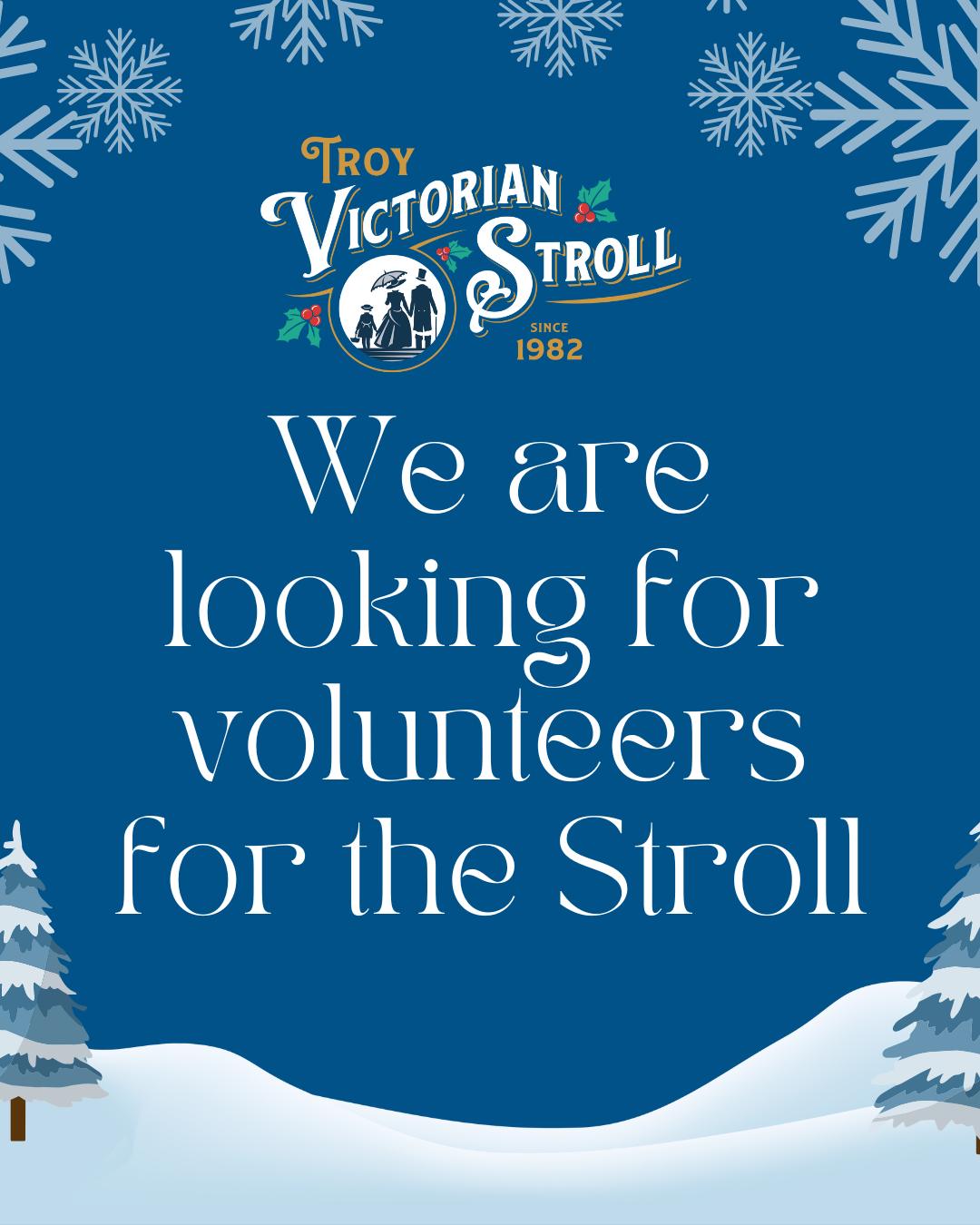 ✨Be part of Troy's favorite holiday tradition ✨
We're looking for volunteers to help bring the magic of the Stroll to life. Sign up today and make this season unforgettable! ⛄
Sign up with the link in our bio.
#troyvictorisnstroll #victorianstroll #volunteer #troyny