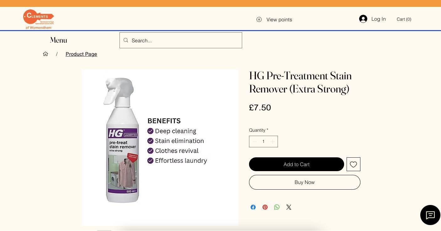 The answer to the mysterious product is this: HG Pre-Treatment Stain Remover (Date of Comparison: 29/10/2025)
Our Price: £7.50
https://www.ccclements.uk/product-page/hg-pre-treatment-stain-remover-extra-strong
B&Q Price: £11.01
https://www.diy.com/departments/hg-extra-strong-stain-remover-laundry-pretreatment-500ml/5063434024207_BQ.prd
#ccclements #clements #comparisonwednesday #pricecomparison #comparison #DIY #clementsandsons #HG #wymondham #visitwymondham #BandQ #HGproducts