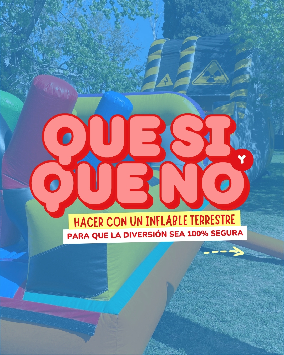 🎈 ¿Ya sabés cómo cuidar un inflable?
Spoiler: ¡No es lo mismo uno terrestre que uno acuático! 👀
Si estás por alquilar uno para tu evento, estas son las reglas de oro para que todo salga perfecto 👉🏽
Porque un inflable es una experiencia de diversión segura, y en Delivery Fun, nos tomamos eso en serio 💪
📲 ¡Guarda el posteo para cuando alquiles tu inflable de Delivery Fun!
#deliveryfun #eventos #inflables #diversion #alquilerdeinflables #fiestas #animaciones