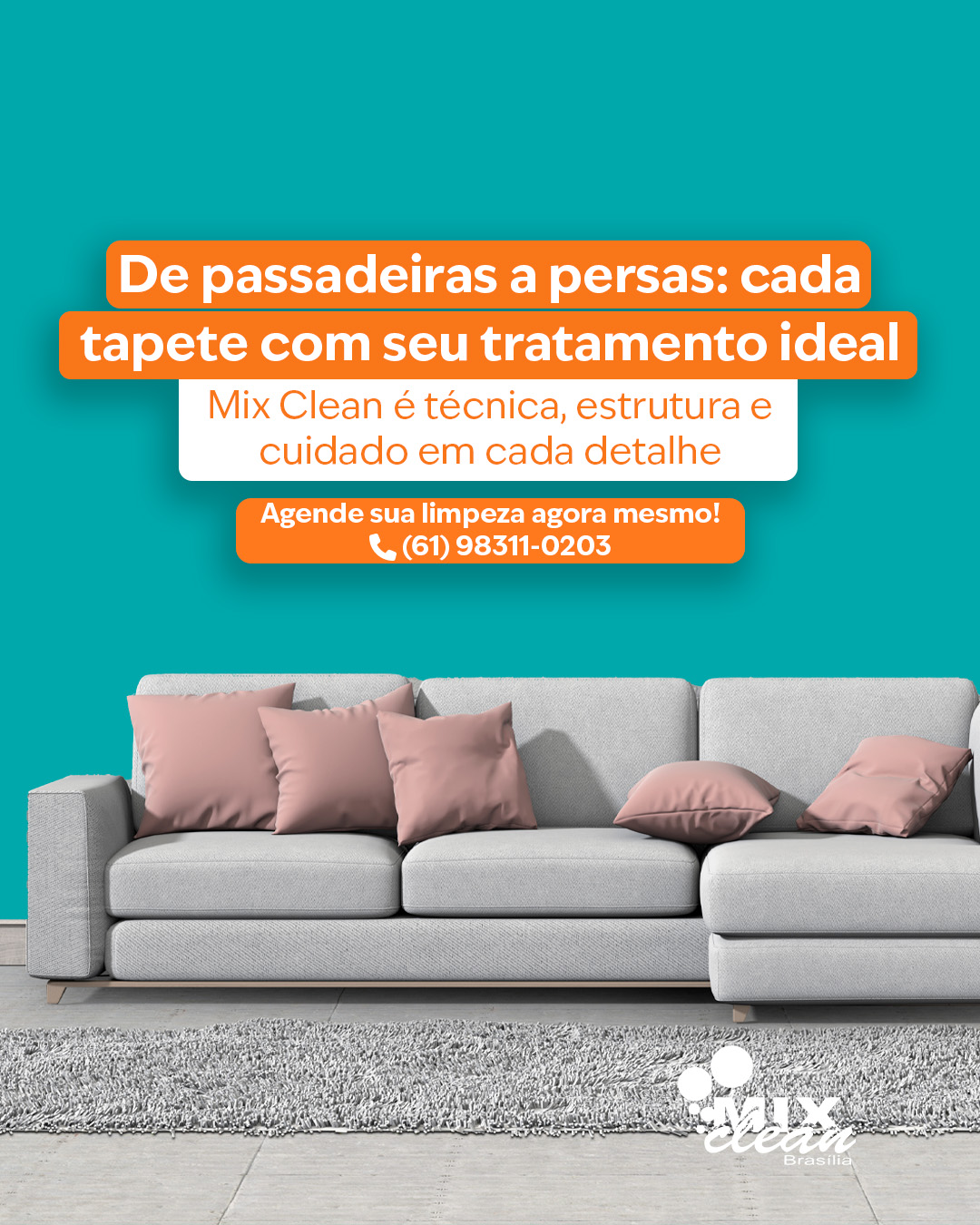🧼 Cada tapete tem uma história — e merece o tratamento certo!
Na Mix Clean, aplicamos técnicas específicas de higienização e conservação para cada tipo de tapete: persas, orientais, sintéticos ou sob medida.
Usamos produtos biodegradáveis, maquinário profissional e processos cuidadosos que preservam as fibras, as cores e a textura original.
💧 Higienização profunda
🌿 Sustentabilidade em cada etapa
🏡 Resultado impecável e duradouro
💎 Mix Clean é técnica, estrutura e cuidado em cada detalhe.
📲 Agende agora sua limpeza: (61) 98311-0203
🌐 www.mixcleanbsb.com.br
#MixClean #LimpezaDeTapetes #TapetePersa #LimpezaPremium #TratamentoProfissional #TapeteNovoDeNovo #CasaLimpaValeMais #CuidadoQueImpressiona #ProdutosBiodegradáveis #HigienizaçãoProfunda #BrasíliaDF #LagoSul #LagoNorte #ParkWay #JardimBotânico #NoroesteDF