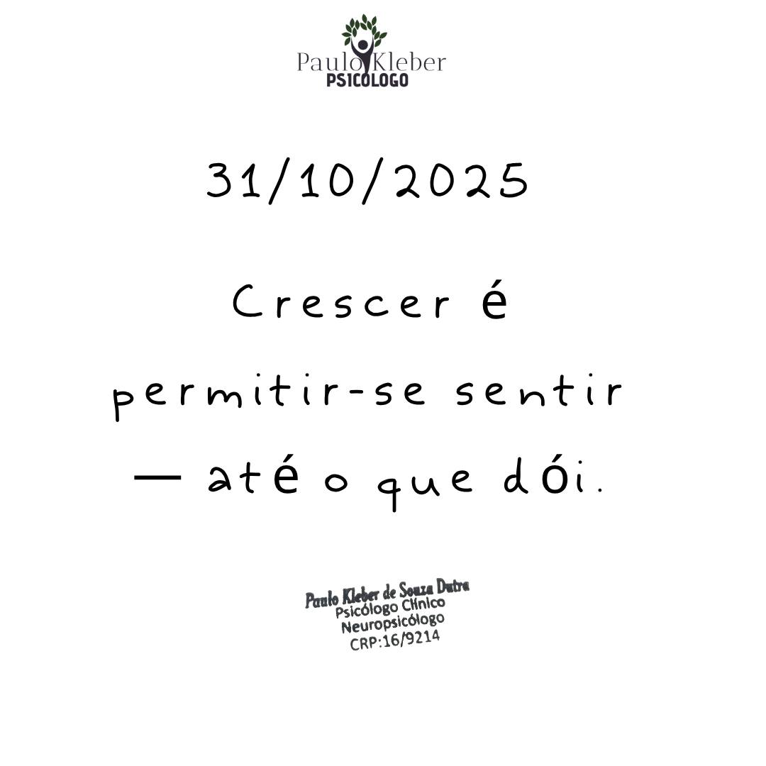 Está doendo? Permita-se sentir essa dor, acolha os seus sentimentos, seja gentil consigo mesmo(a). 🤍
Se entender que é hora de contar com a ajuda de alguém que poderá escutar você sem julgamentos, com empatia e ferramentas da abordagem centrada na pessoa, marque uma consulta. Será um prazer atender você.
Psicólogo Paulo Kleber - CRP: 16/9214
.
.
#psicologiaonline #psicoterapia #atendimentopsicologico #saudemental #psicologiapratica #terapiahumanista
#terapiaonline #psicologiaonline #paulokleberdutra