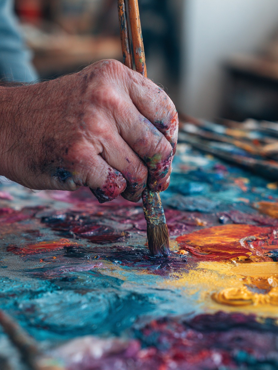 GET YOUR HANDS DIRTY? Rather dirty with colour...Join our Art classes and immerse yourself into a world of colours and paints. Express your emotions, discover a new passion, develop paintings for your home, or for exhibitions. Our curated Exhibition Art program is coming soon, where you be guided towards developing paintings to be exhibited for a Gallery in which we will be exhibiting.
Join the community of Artists and become a part of the Drishyakala Academy family.
Contact us to know more at:6282033996