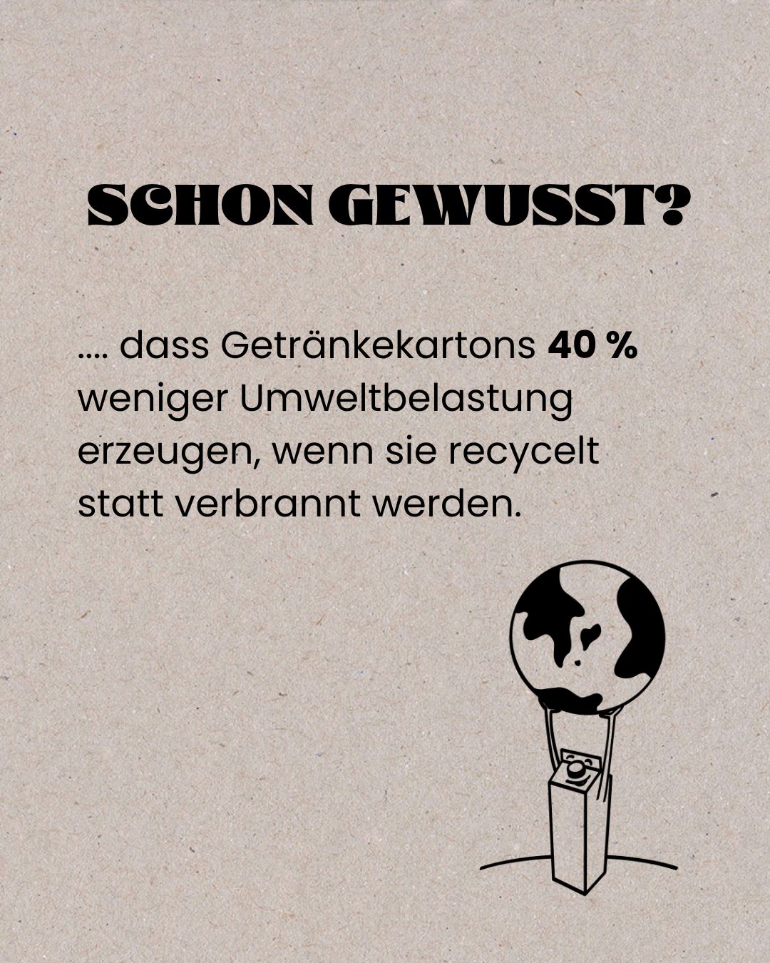 Wo du diesen It-Bag aka Recycling-Bag bekommst, siehst du auf unserer Sammelmap! Link in Bio
#RecyclingTipps #Nachhaltigkeit #Umweltschutz #ZeroWaste #GreenLiving #SchweizRecycelt #SchweizNachhaltigkeit #Getränkekarton #GetränkekartonRecycling #70ProzentGetränkekarton #Getränkekartons2030