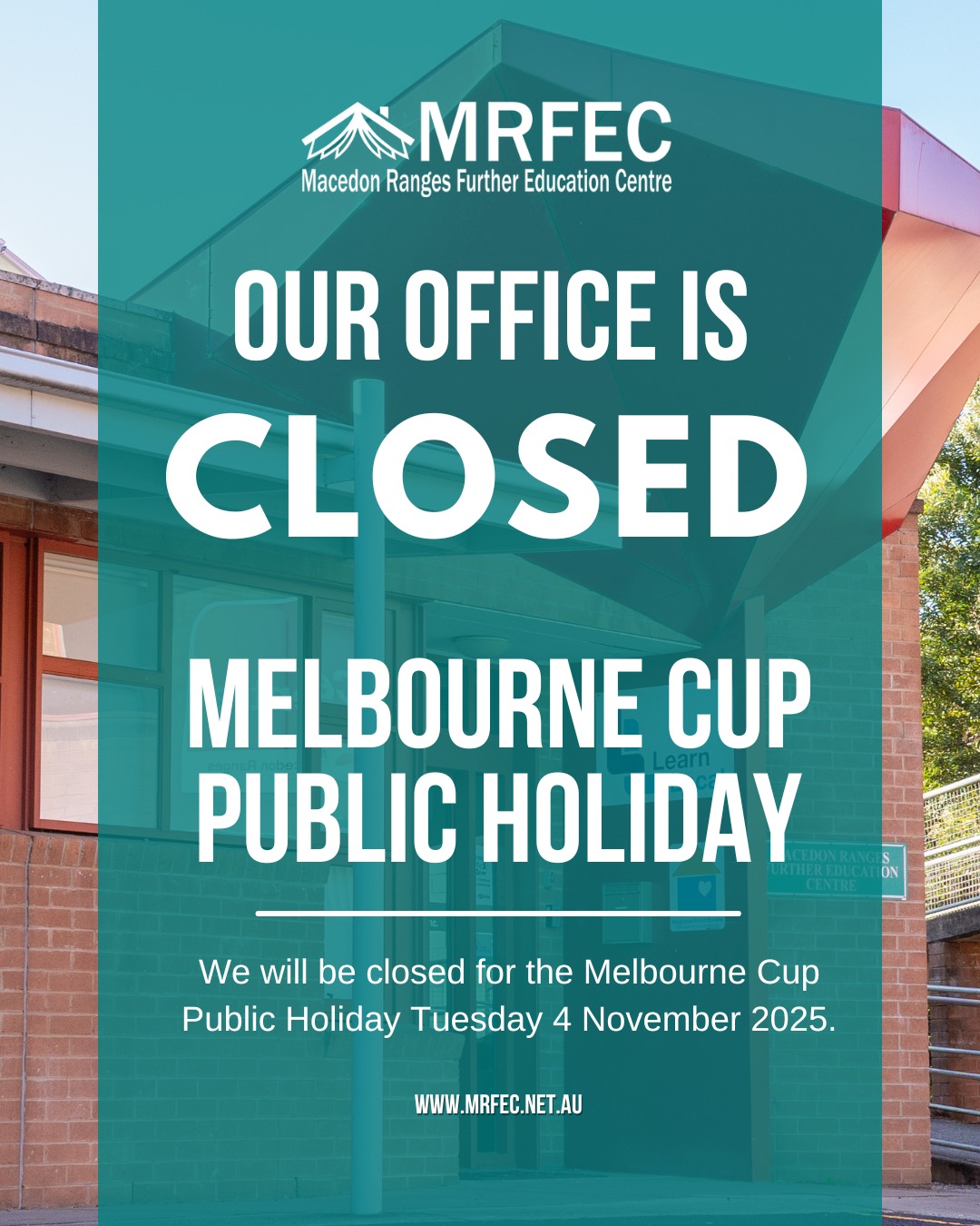 Our office will be closed tomorrow for the Melbourne Cup Public Holiday - but fear not!
We will be back in action on Wednesday 5 November for your regularly scheduled programming 😁
If we don't see you today, we'll see you then! 🥳